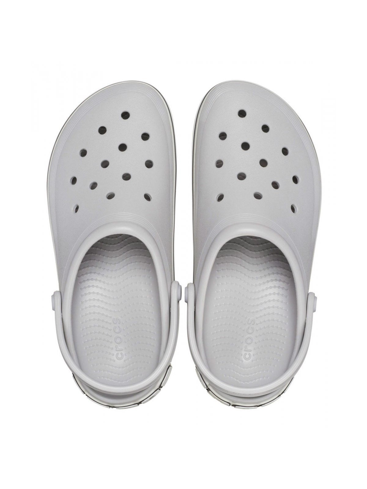 Crocs Ciabatta unisex dla dorosłych logo logo zatytułowane 209651 1 stóp szary