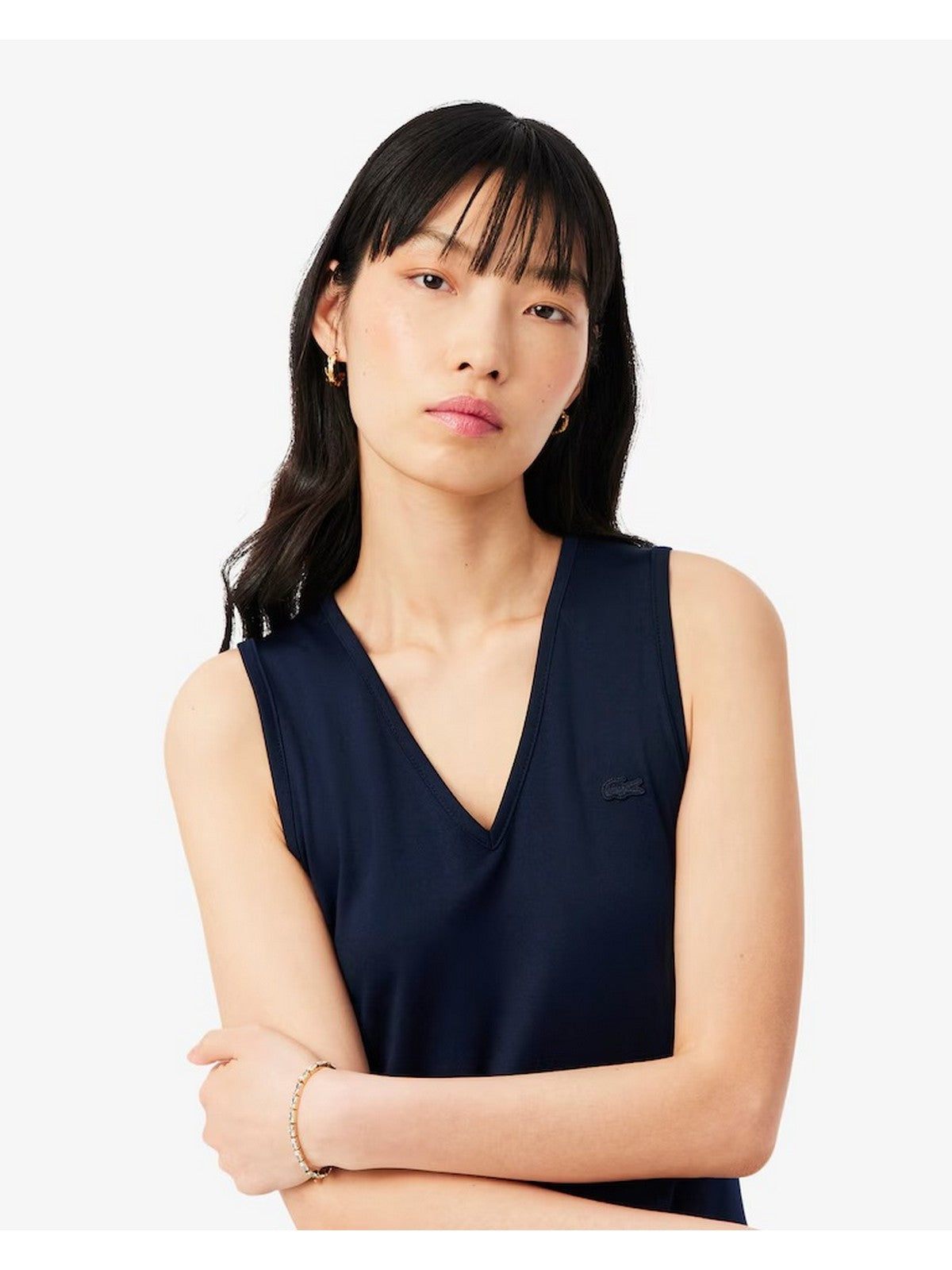 LACOSTE Abito Donna  EF2432 166 Blu