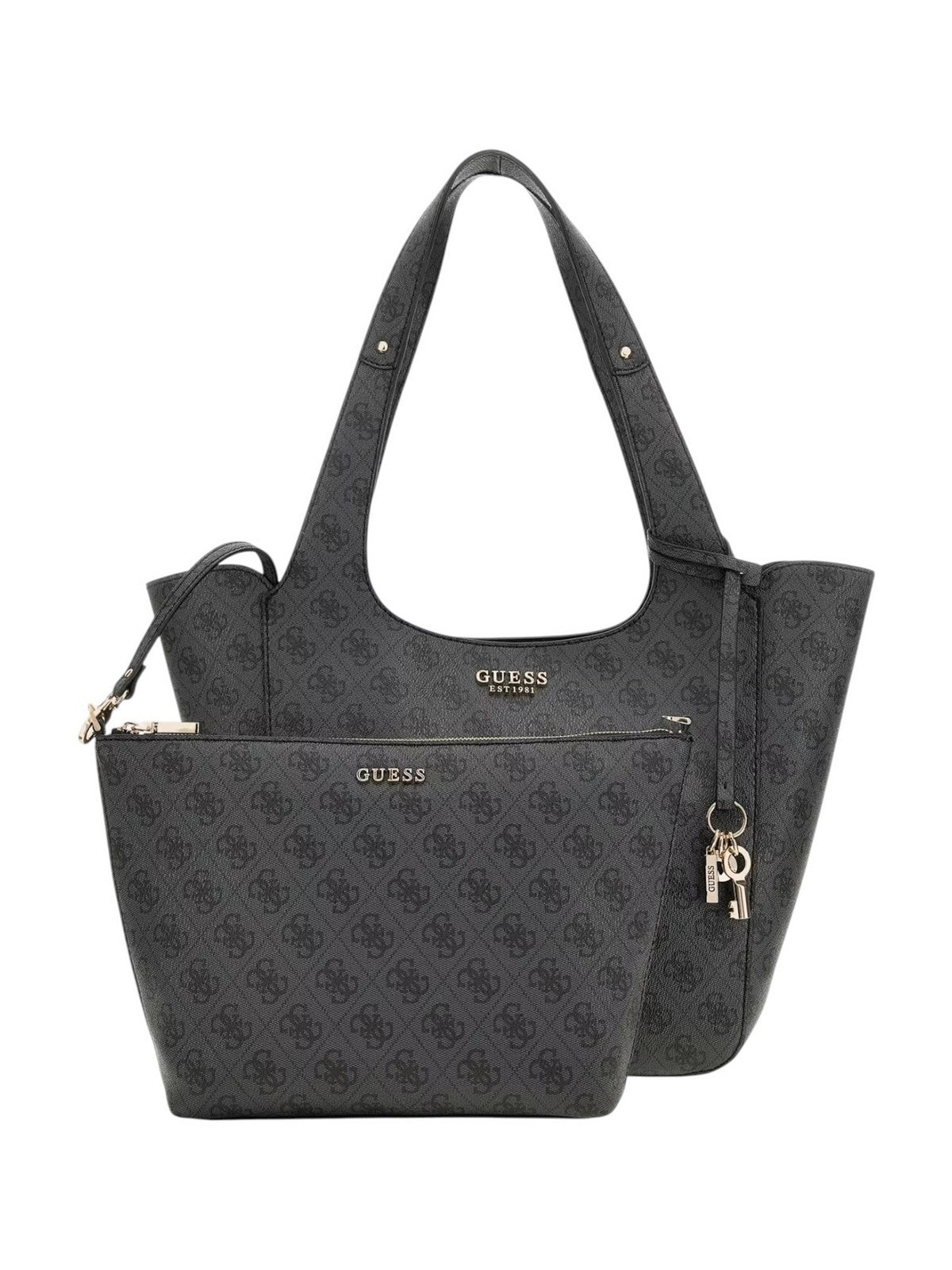 GUESS Borsa Donna CALISTA 2 IN 1 TOTE HWSG73 34220 CLO COAL LOGO