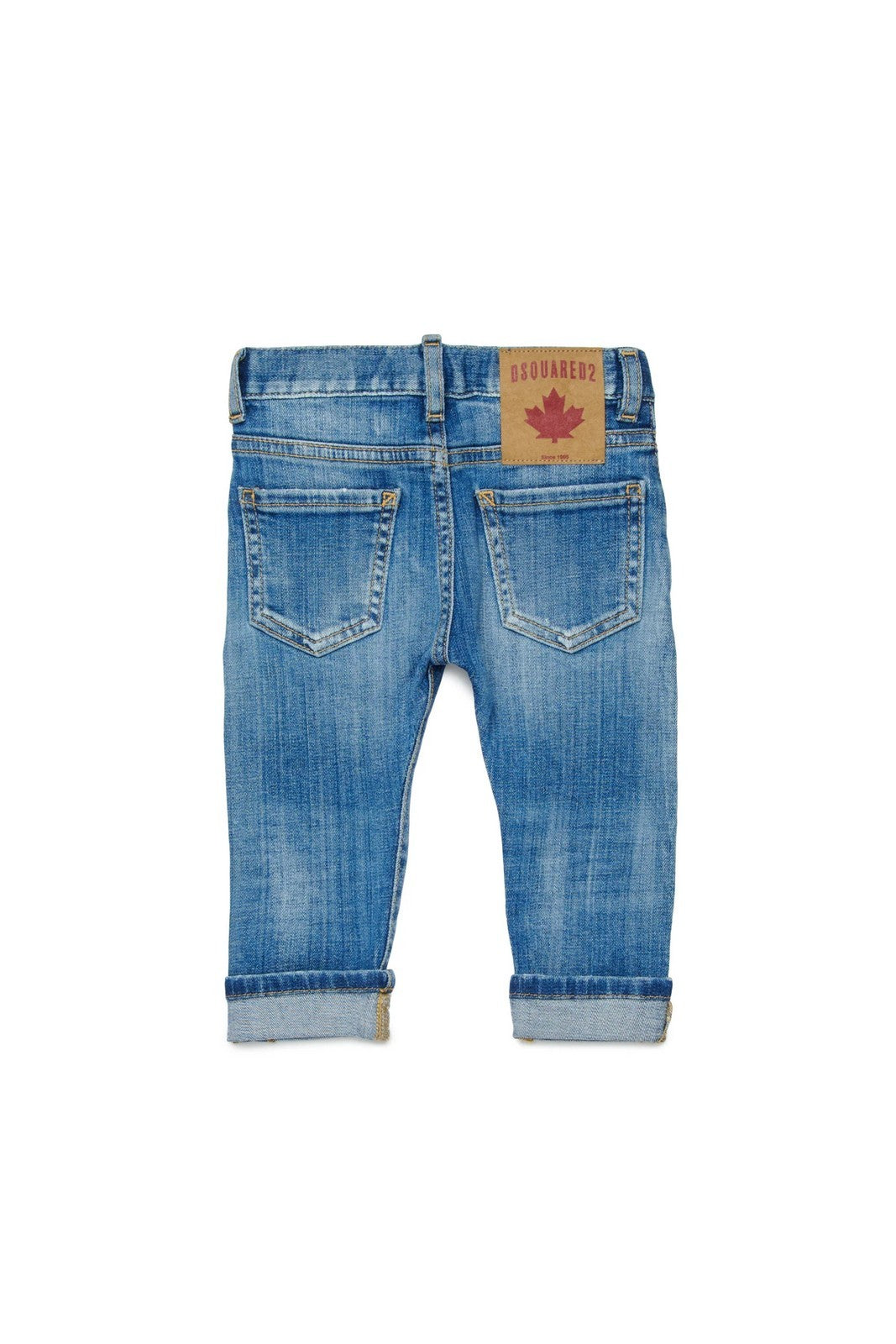 DSQUARED2 KIDS Jeans Unisex bambino  DQ01TC D0AFN DQ01 BLUE DENIM