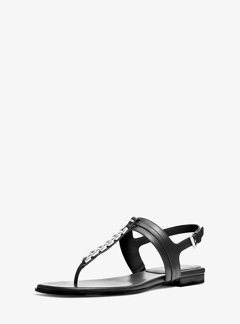 MICHAEL KORS Sandalo Donna MARCIA THONG SANDAL 40S6MCFS1L 001 BLACK