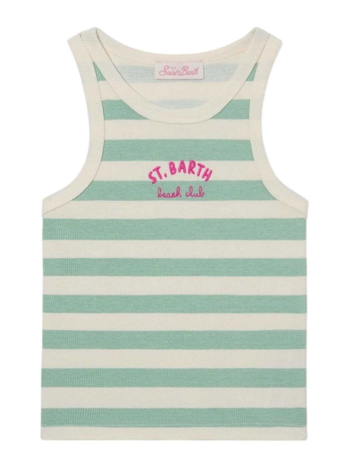 MC2 SAINT BARTH Top Donna ADA 02262L RIB BEACH CLUB STRIPES 5310 EMB