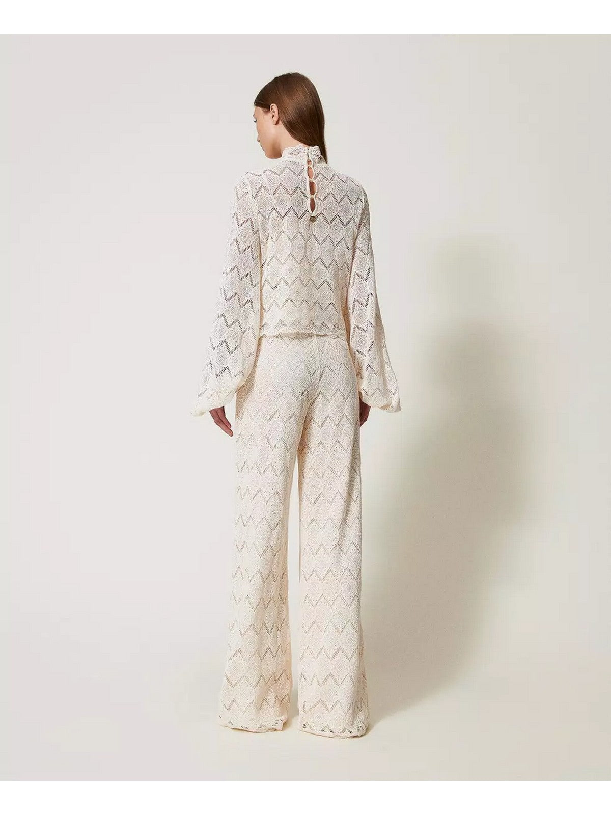 TWINSET Pantalone Donna  251TP2409 12140 Beige gioboutiqueweb