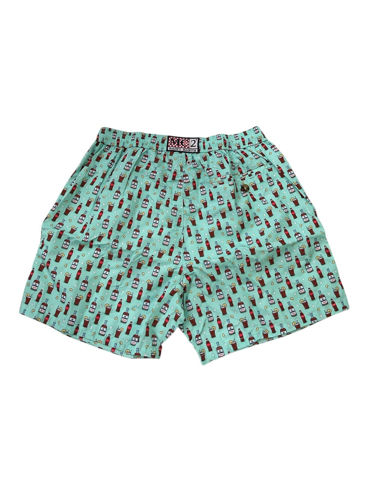 MC2 SAINT BARTH Costume da bagno Uomo  LIGHTING MICRO FANTASY 03742F Verde