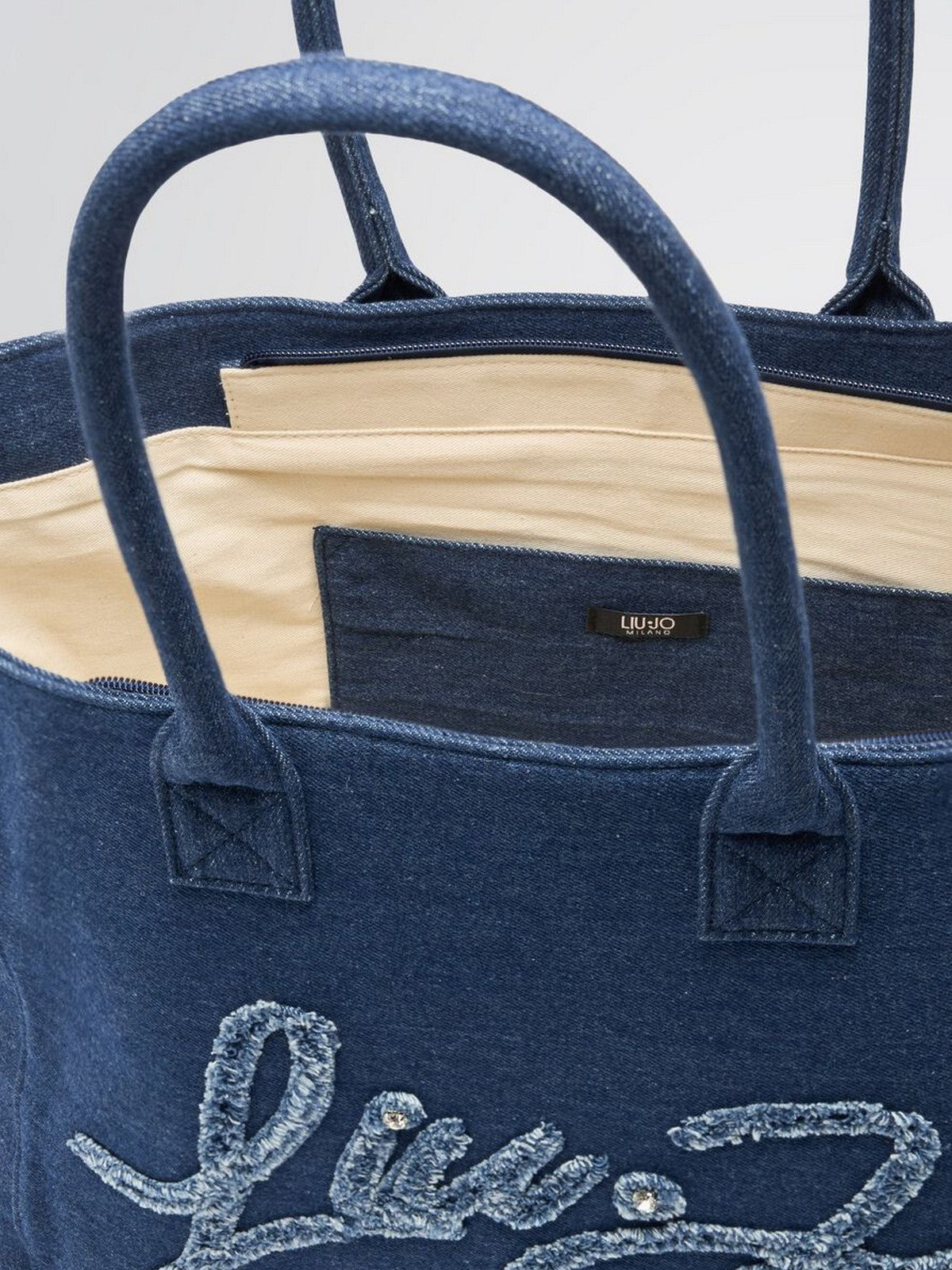 LIU JO BEACHWEAR Borsa Donna  VA5208D0001 00770 BLU DENIM gioboutiqueweb