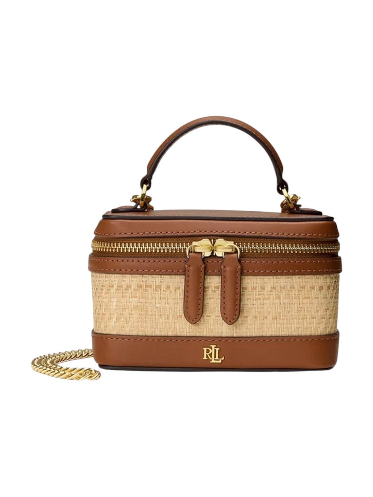 LAUREN RALPH LAUREN Borsa Donna HALLEE-CROSSBODY-SMALL 431P06089 001 NATURAL/LAUREN TAN