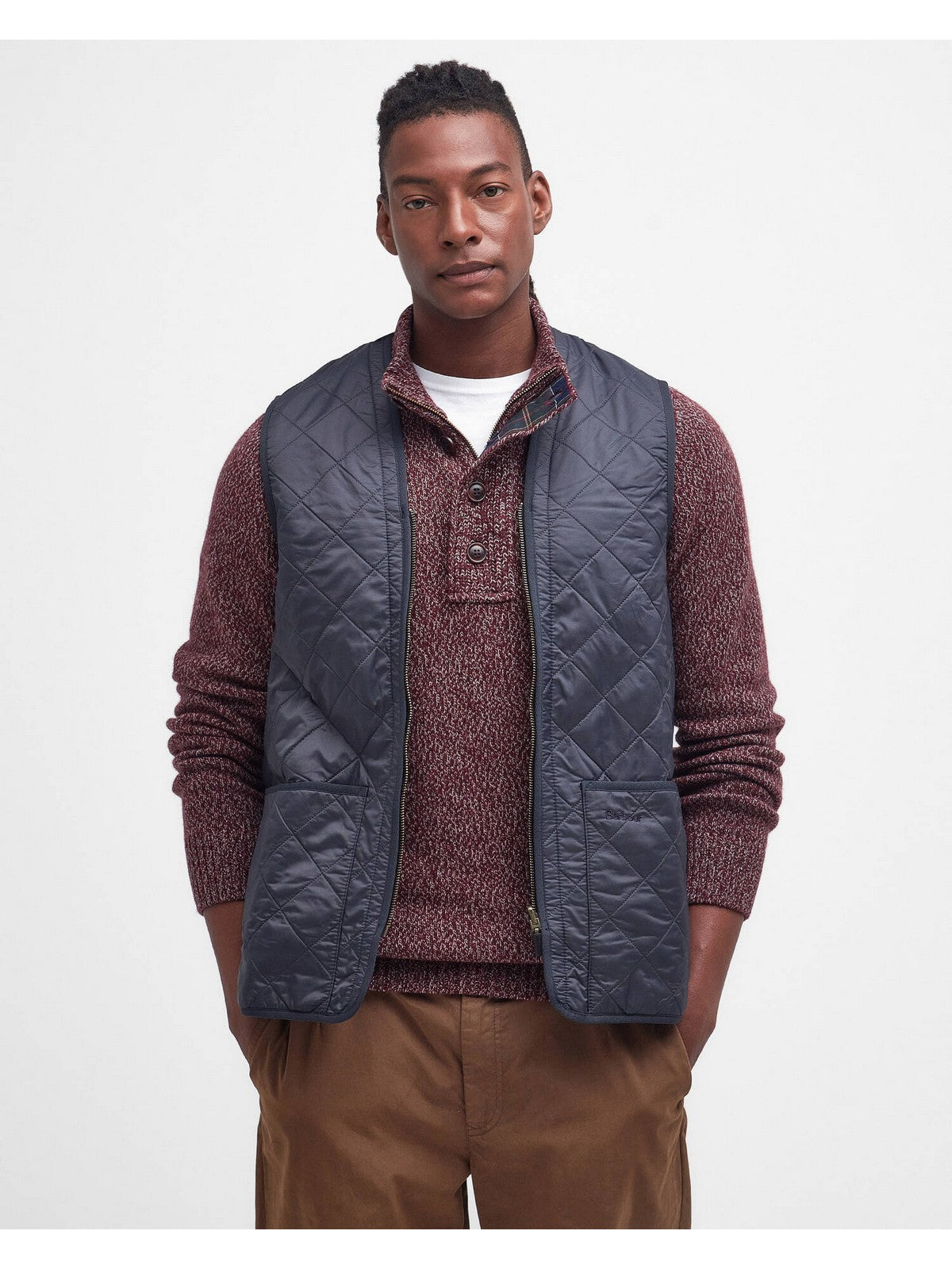 BARBOUR Herrenweste POLARQUILT MLI0002 NY91 NAVY