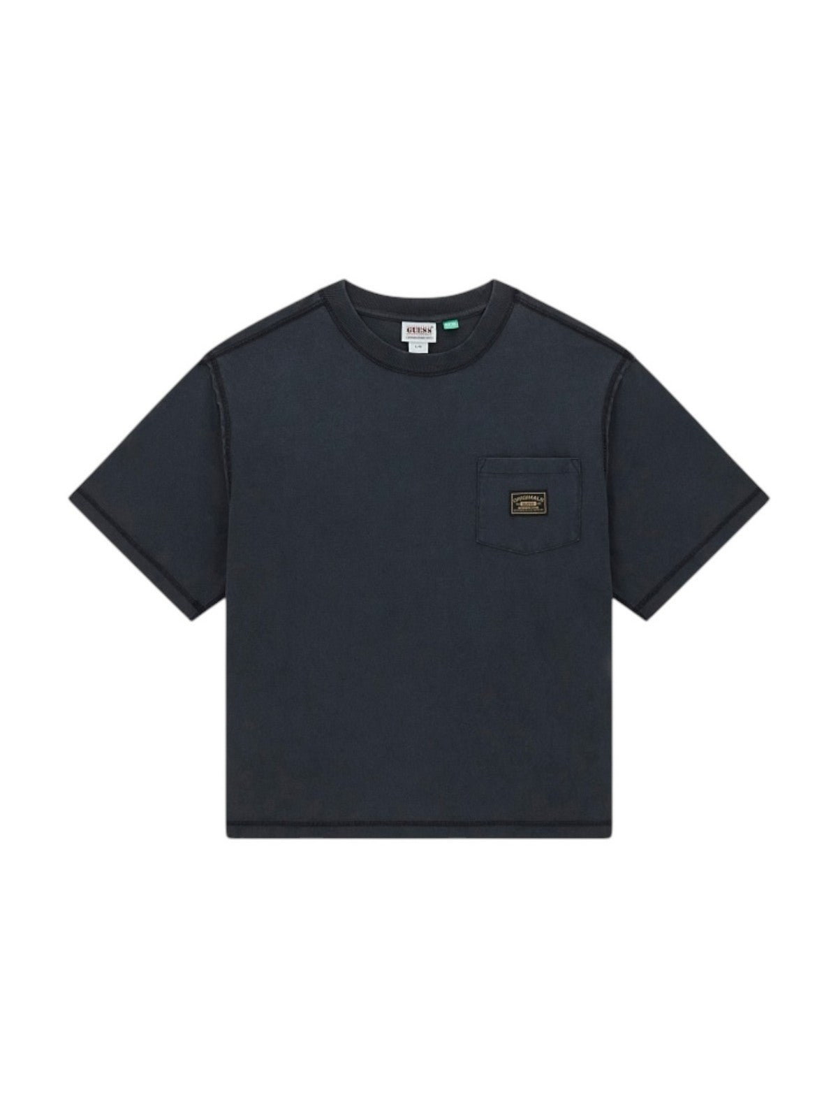 GUESS T-shirt Uomo GO SS BOXY TEE M6RI60 K8FQ4 JTMU JET BLACK MULTI