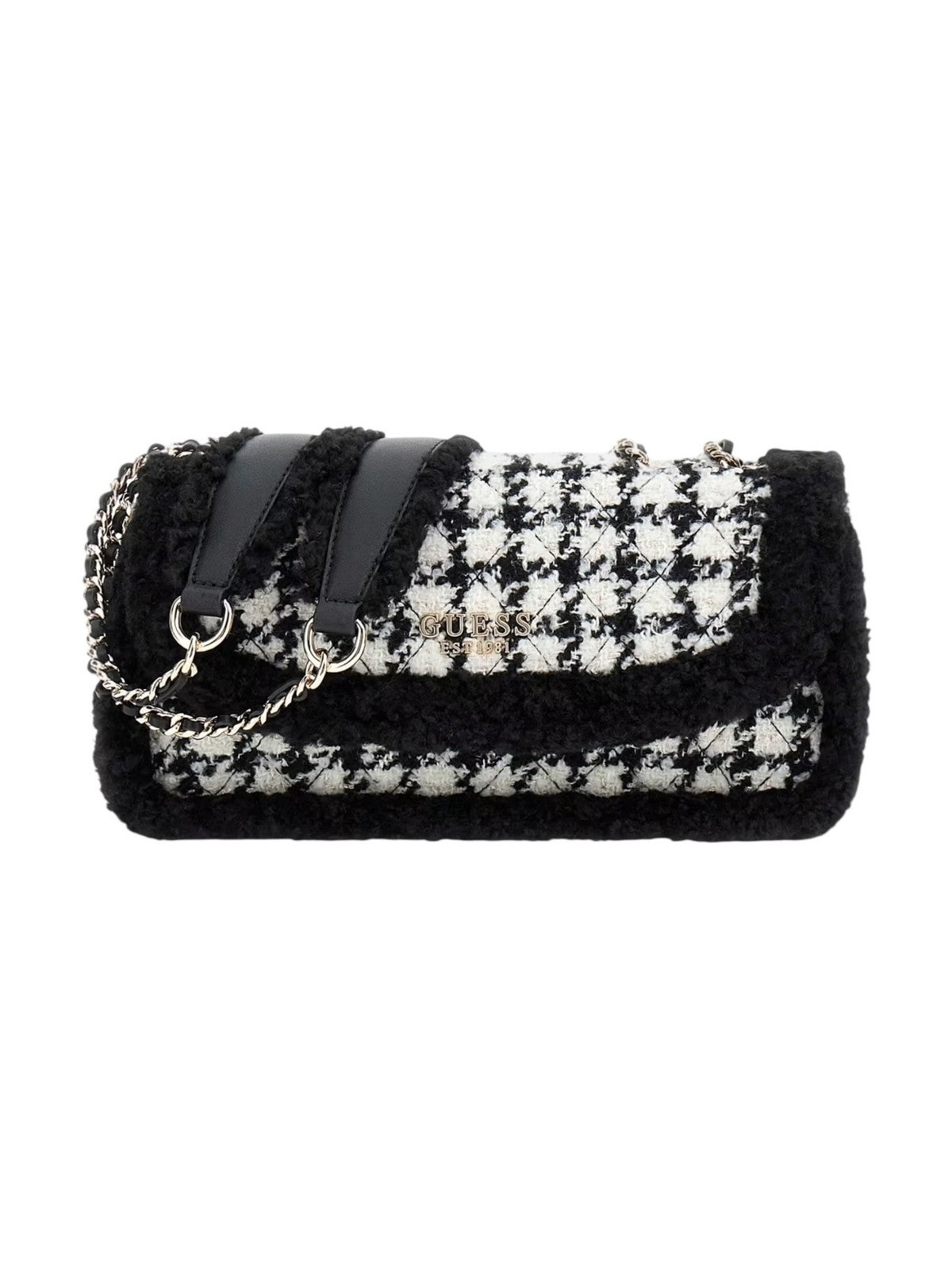 GUESS Borsa Donna CRISTI CONVERTIBLE XBODY FLAP HWQT81 39210 BML BLACK MULTI