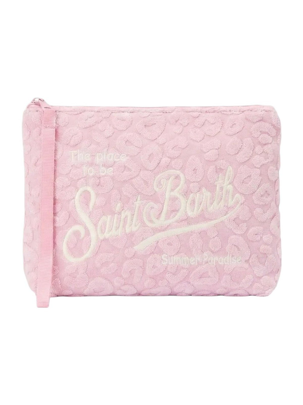 MC2 SAINT BARTH Pochette Unisex adulto  ALINE SPONGE 00527L TERRY EMBOSSED LEOPARD 21 EMB