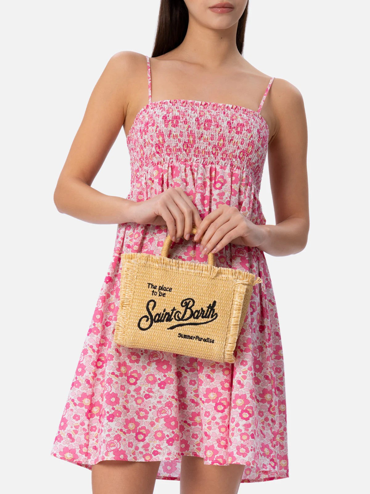 MC2 SAINT BARTH Borsa Donna  VANITY MINI STRAW N 00421L 1100 EMB