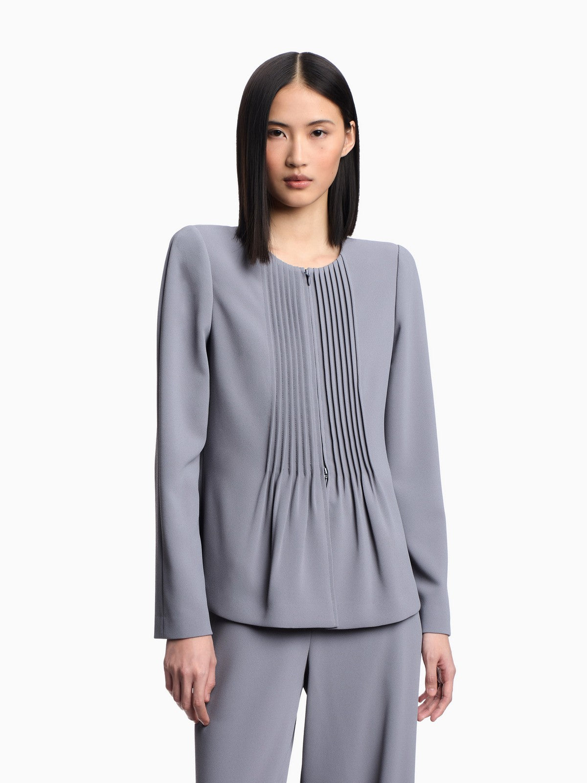 EMPORIO ARMANI Giacca Donna  EW000850 AF12514 U8047 Grigio gioboutiqueweb