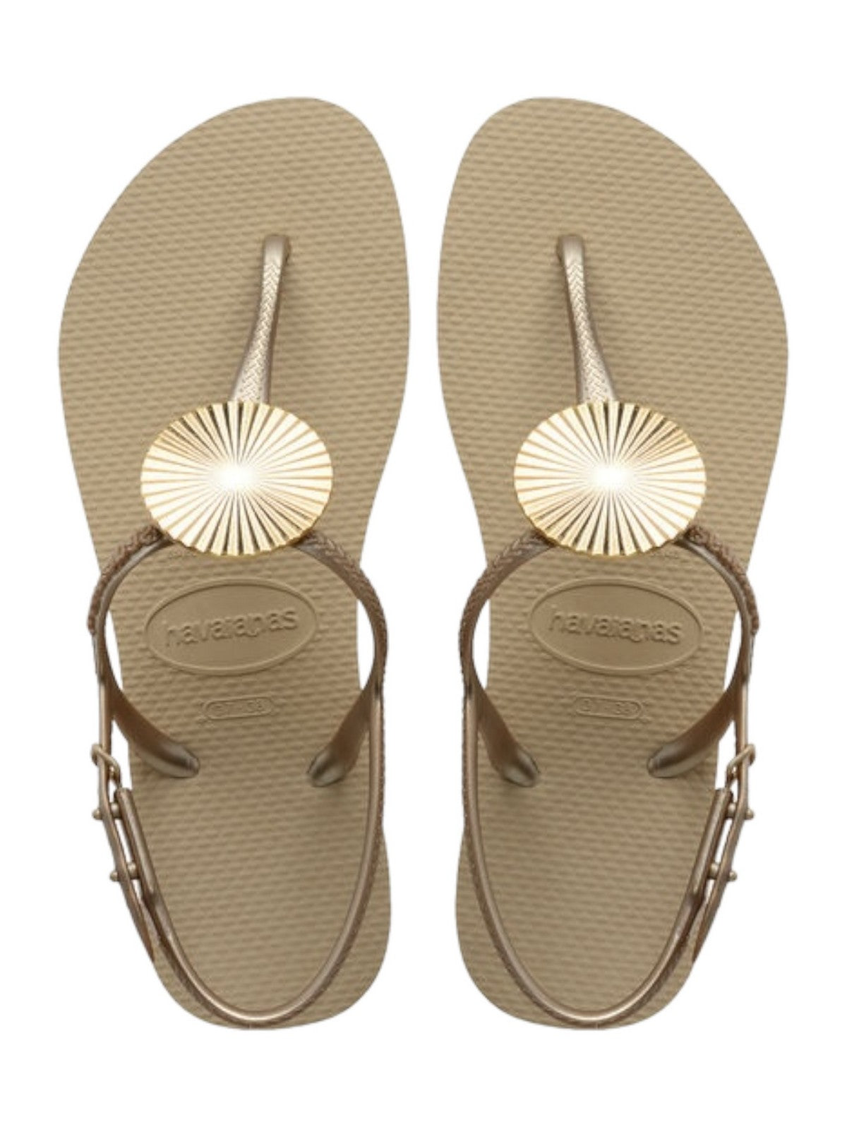HAVAIANAS Infradito Donna Hav. Twist Metal 4148924.0154 Beige gioboutiqueweb
