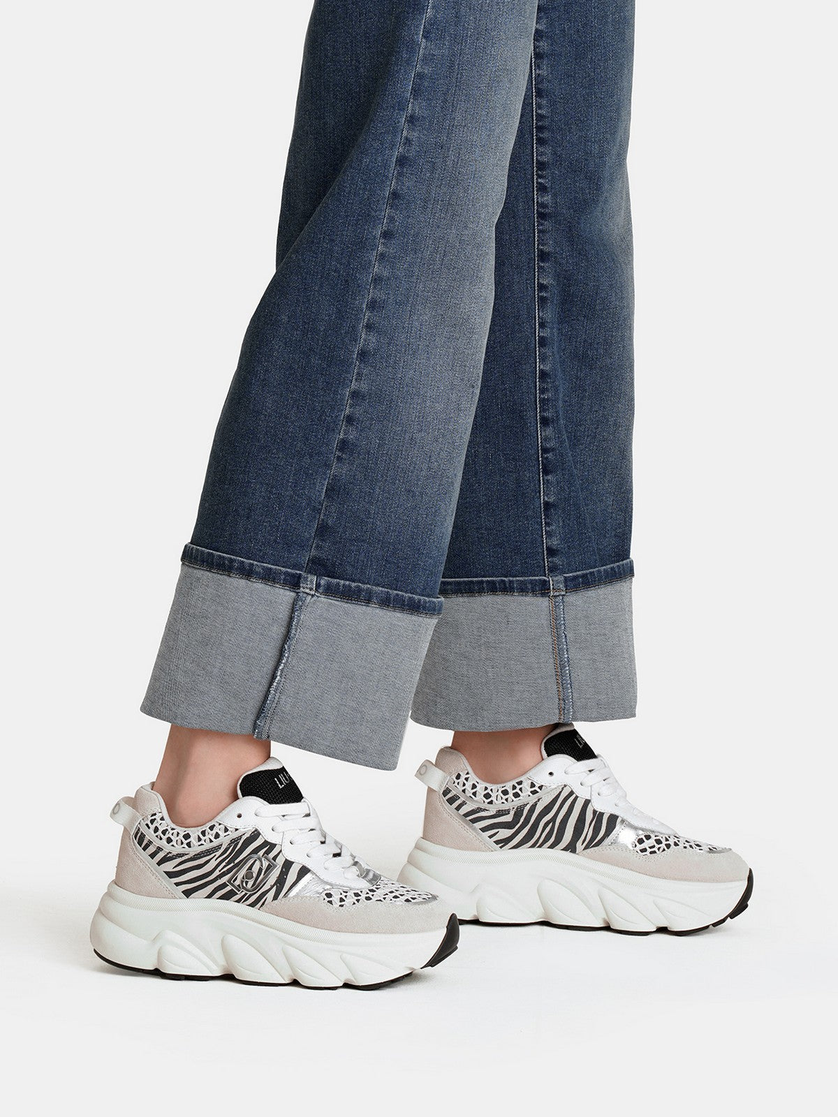 LIU JO Sneaker Donna STEFFY 01 BF5061PX749 S19D1 ZEBRA