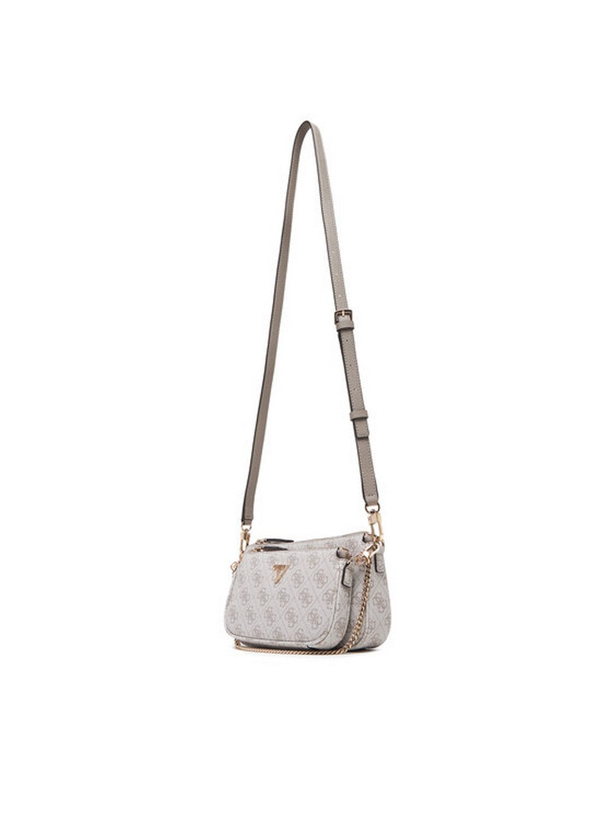 GUESS Borsa Donna NOELLE II DBL POUCH CROSSBODY HWBG96 72710 DKO DARK TAUPE LOGO