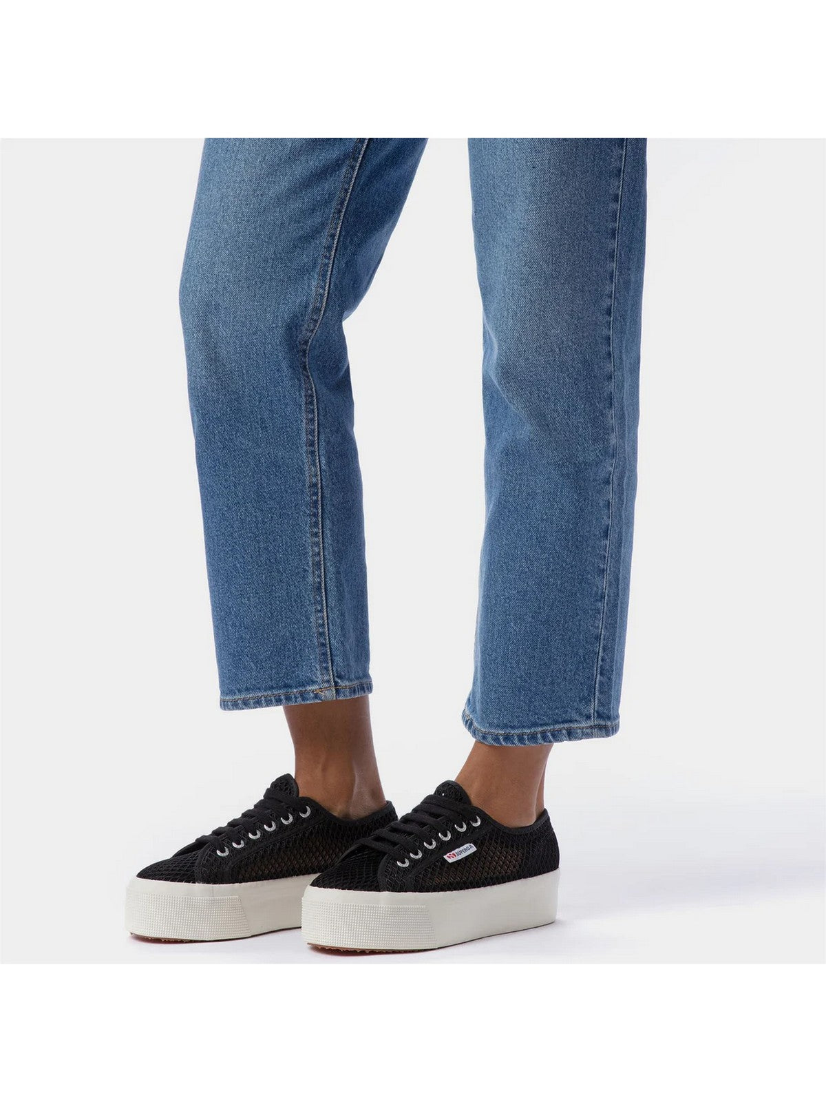 SUPERGA Sneaker Donna 2790 MESH S2142TW 005 Nero gioboutiqueweb