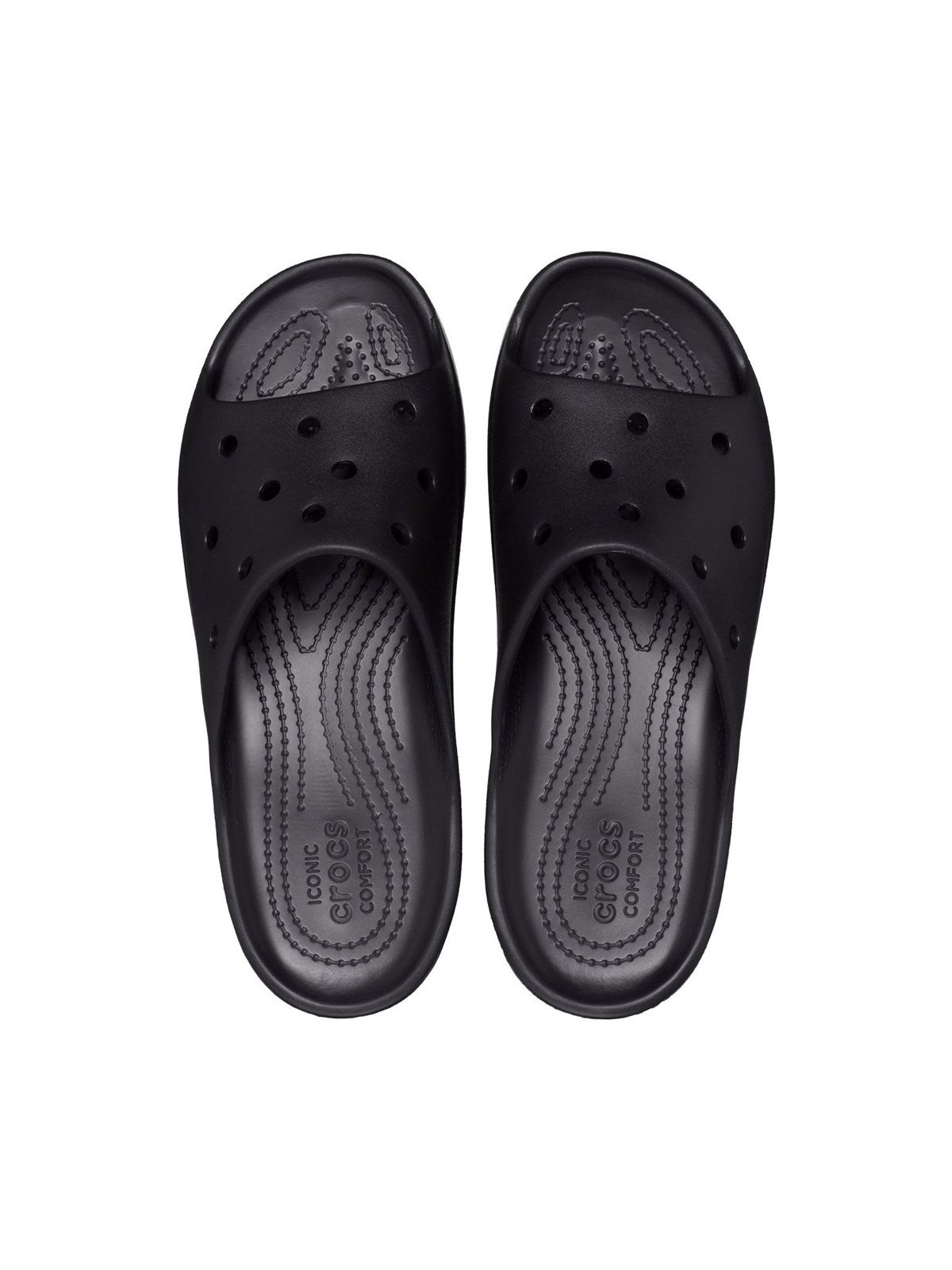 Crocs Ciabatta Woman Plataforma clásica Flip W 208180 001 Negro