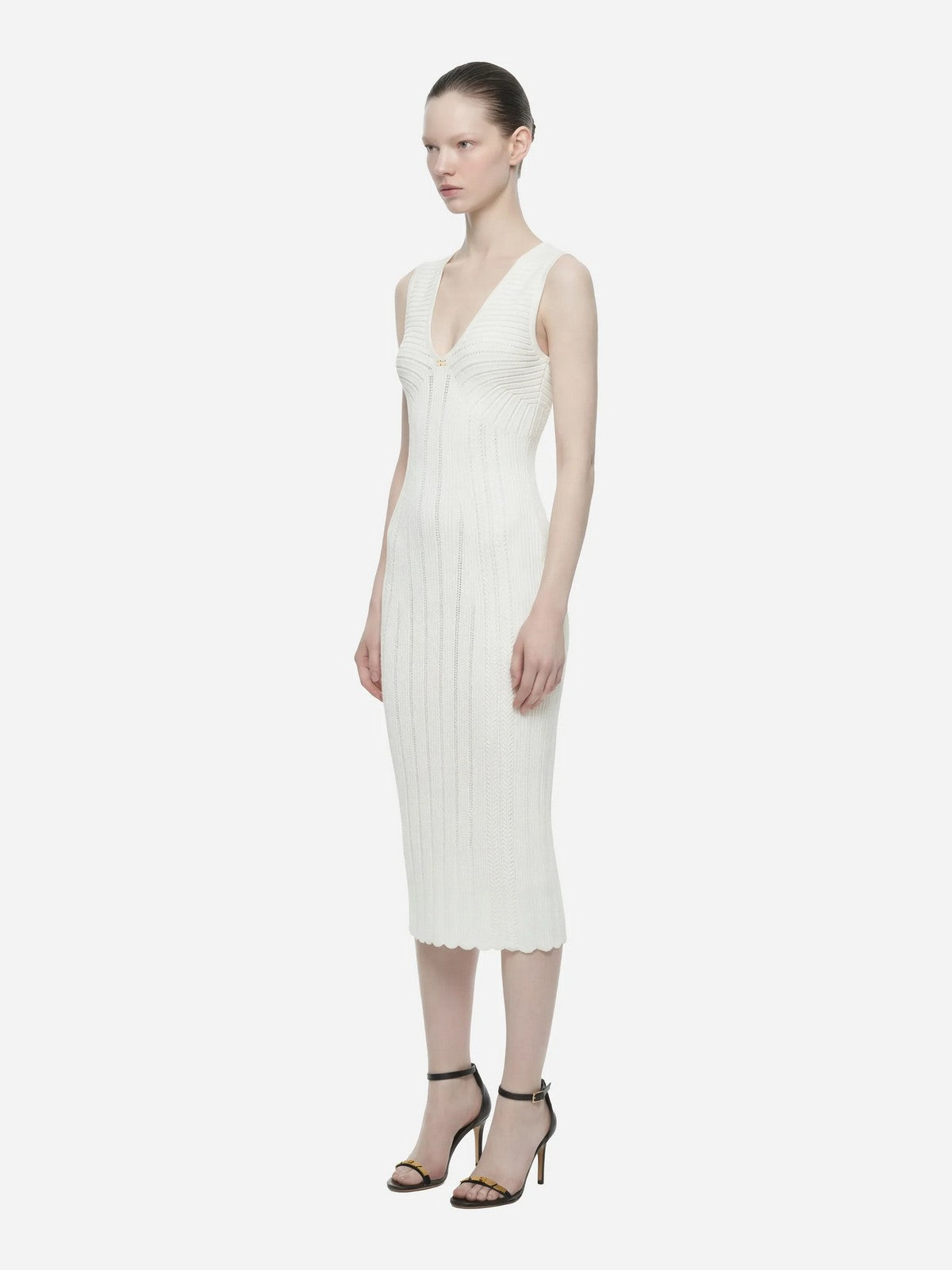 ELISABETTA FRANCHI Abito Donna  AM36B62E2 360 Avorio