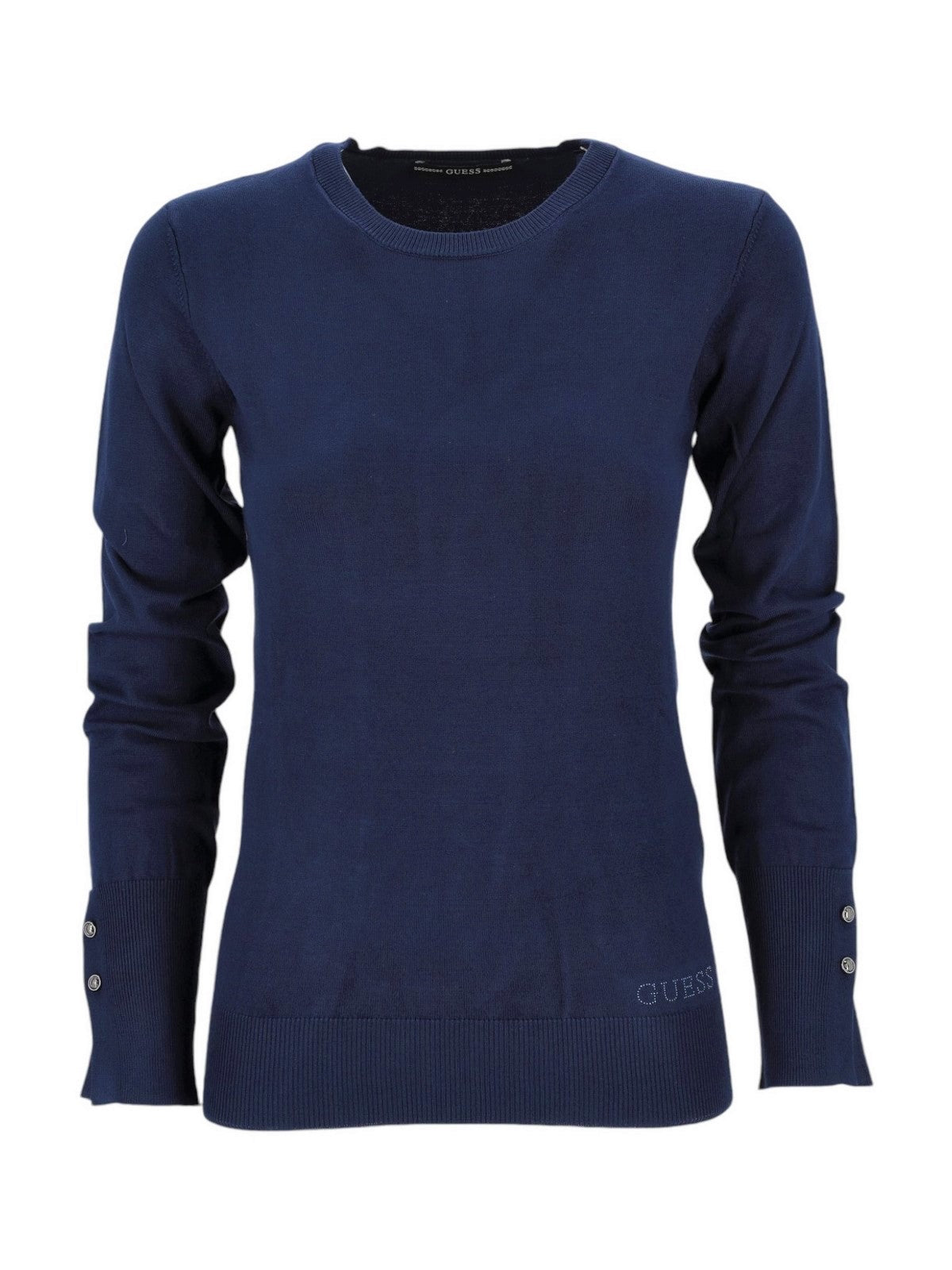 GUESS Maglione Donna ELINOR RN LS SWTR W2YR30 Z2V62 G7JX Blu gioboutiqueweb