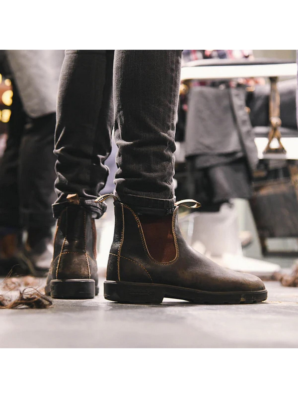 Blundstone Stiefel und Stiefel Männer 500 Brown