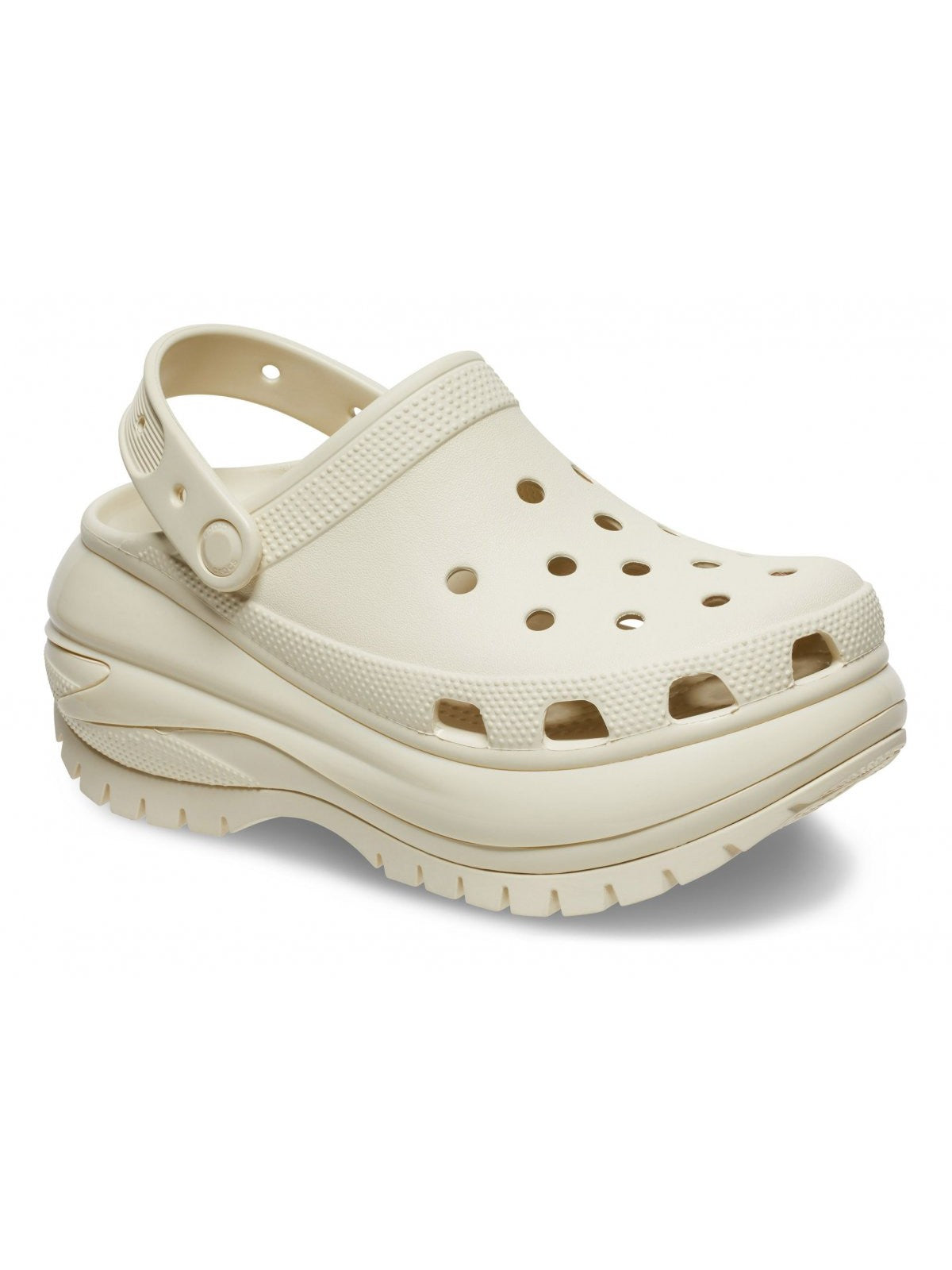 Crocs Ciabatta Donna Classic Mega Crush Clog W 207988 2Y2 Beige