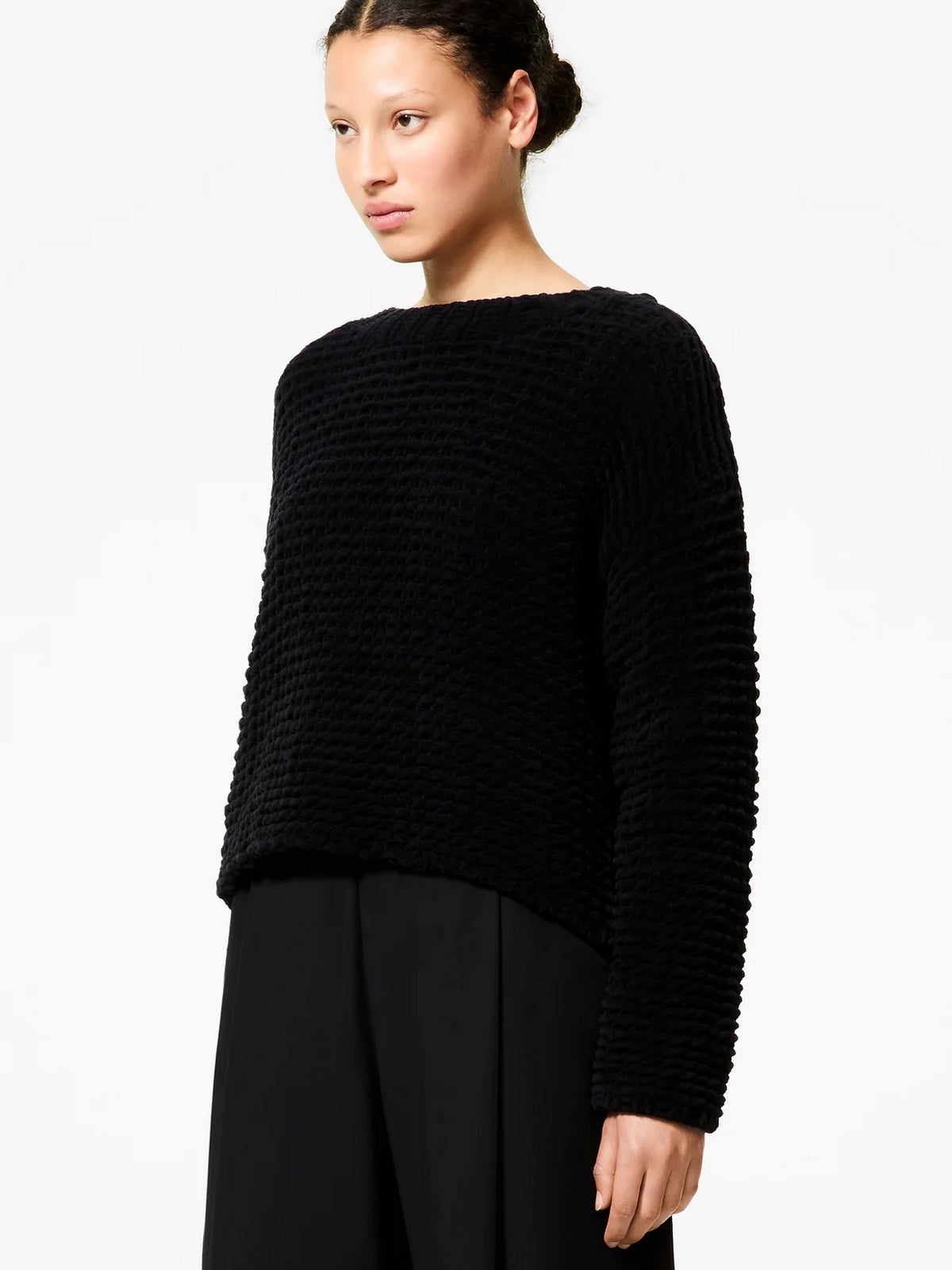 RRD Maglione Donna cinematt round wom knit W25658 10 10 BLACK