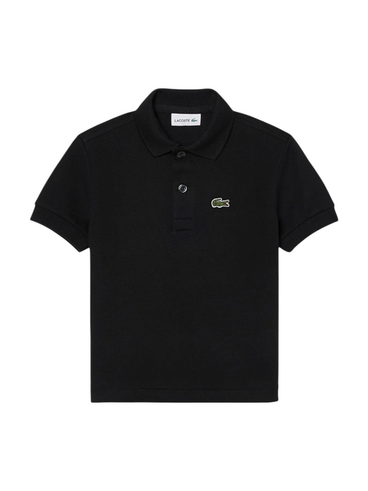 LACOSTE KIDS Polo Unisex bambino LCB NON-ORGANIC PETIT PIQUE PO 947354 K96 Nero