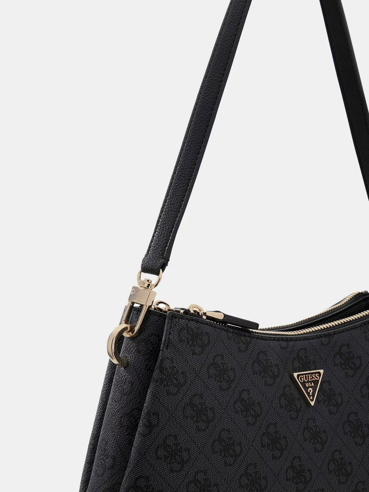GUESS Borsa Donna NOELLE II 3 COMP SHLDR XBODY HWBG96 72730 CLO COAL LOGO