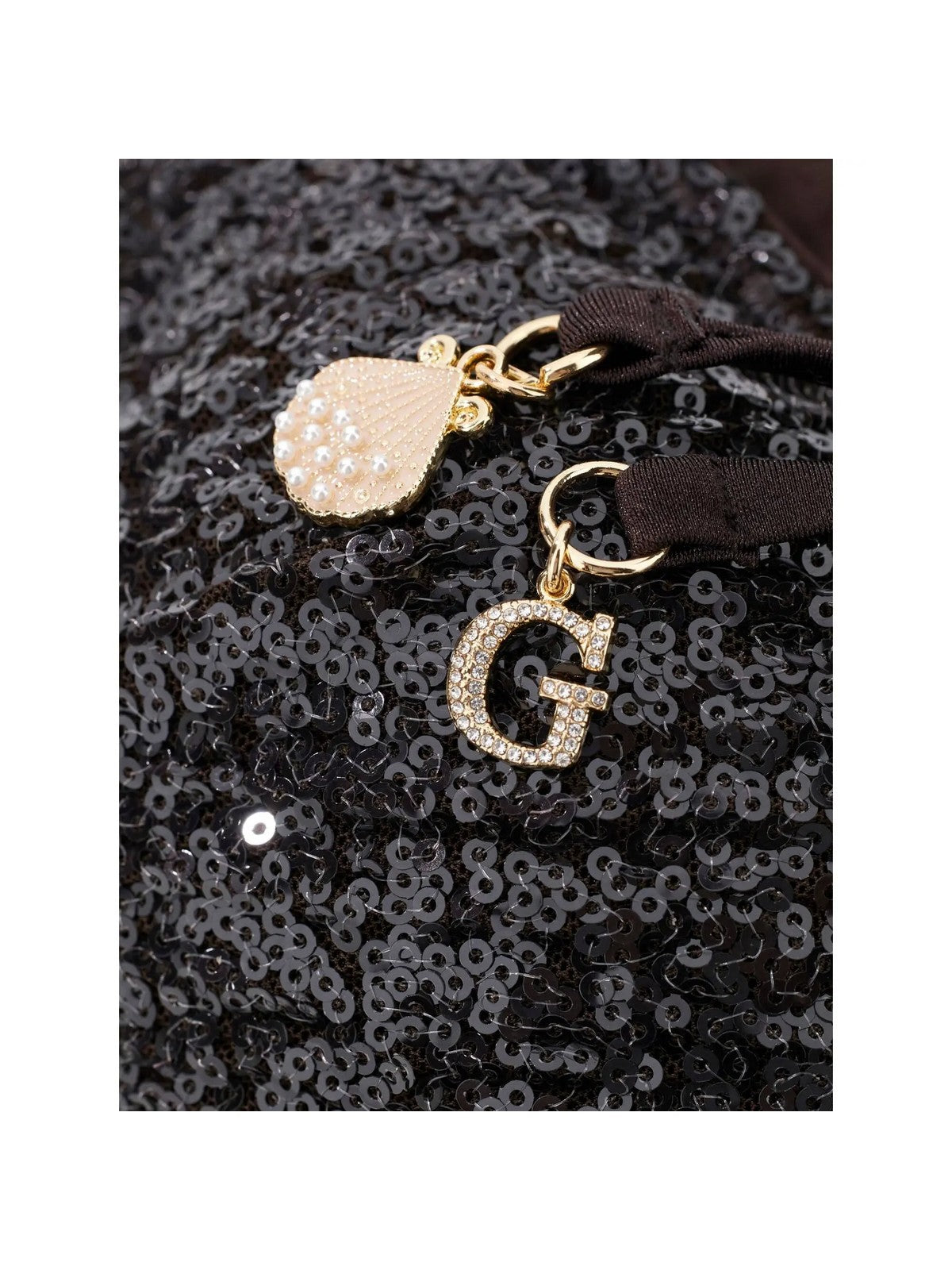 GUESS BEACHWEAR Costume da bagno Donna SERENA PADDED BRALETTE E6GJ06 KBMV0 G1BP CHARCOAL BROWN gioboutiqueweb