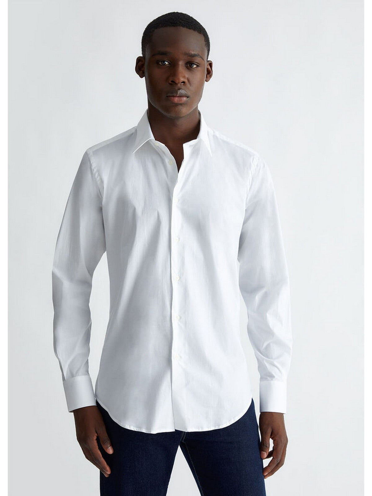 LIU JO UOMO Camicia Uomo  QXX007T2662 14800 Bianco gioboutiqueweb