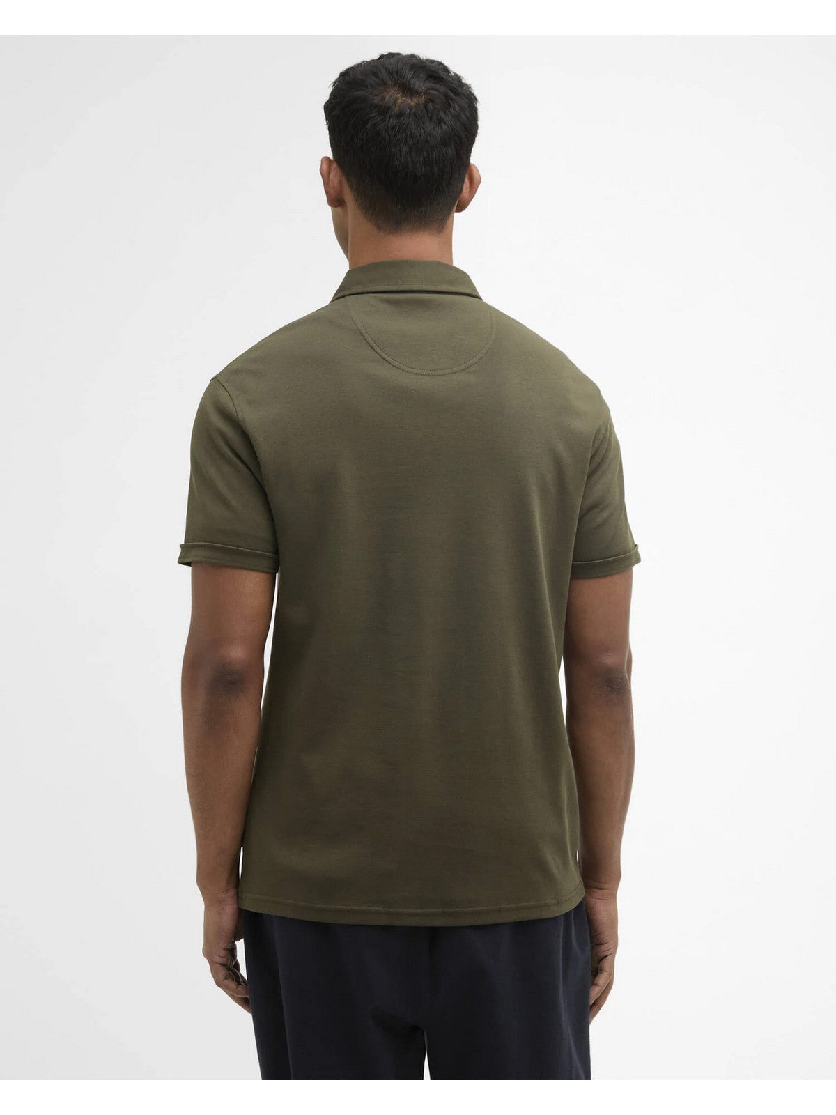BARBOUR Polo Uomo PREMIUM CORPATCH TAILORED POLO MML1496 OL71 DARK OLIVE