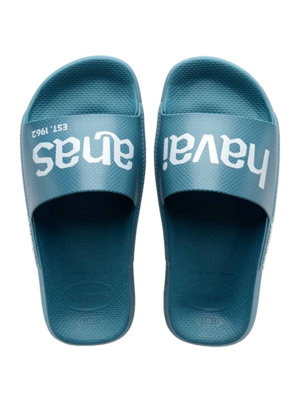 HAVAIANAS Chausson unisexe adulte Hav. Slide Classic Logomania 4148124.4974 Bleu