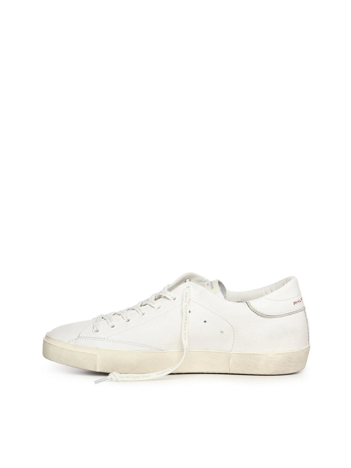 PHILIPPE MODEL Sneaker Uomo Prsx Low Man PRLU FG01 DRAPEAU_BLANC