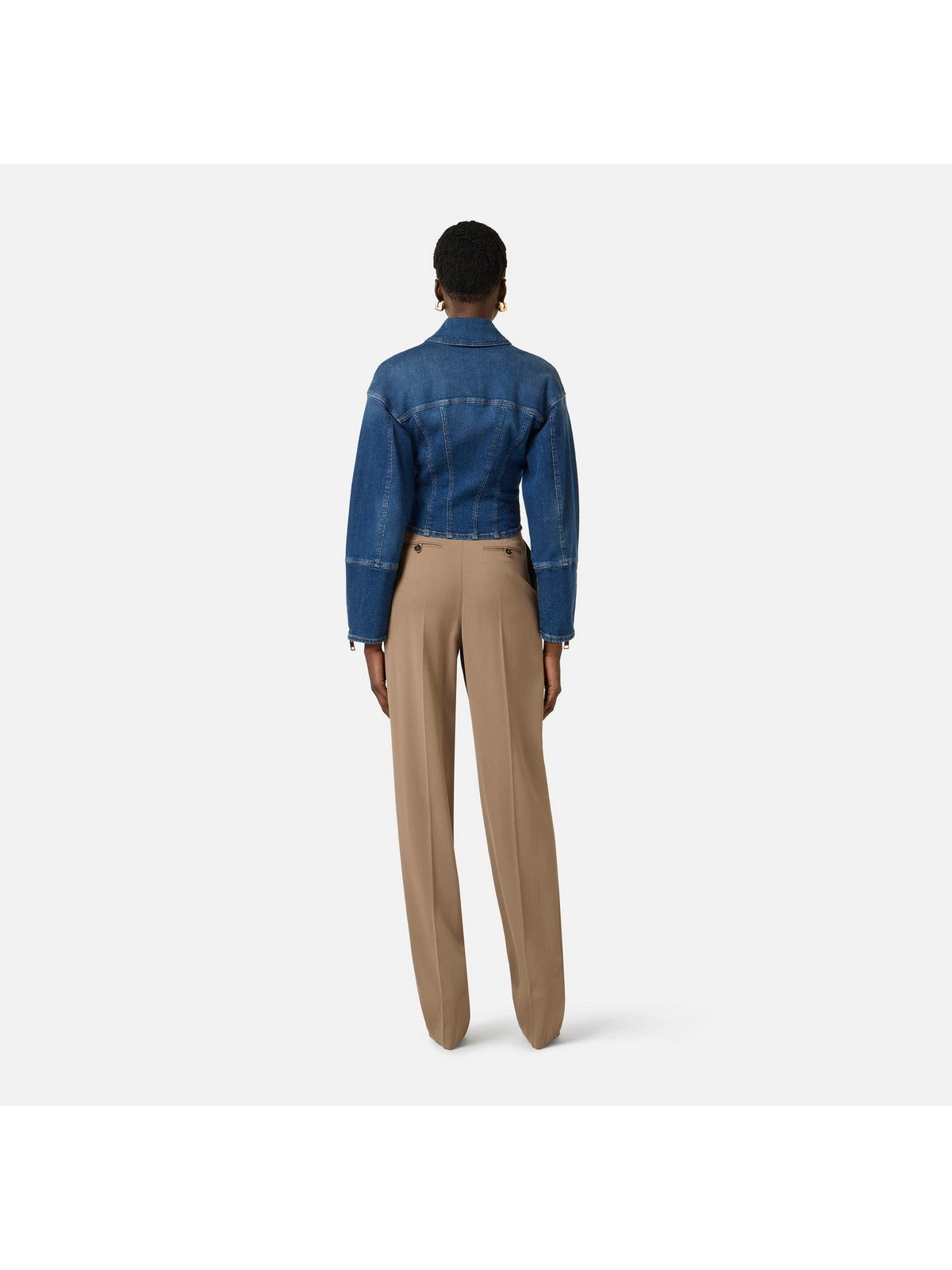 ELISABETTA FRANCHI Giubbino Donna  BJ43D61E2 139 BLUE VINTAGE