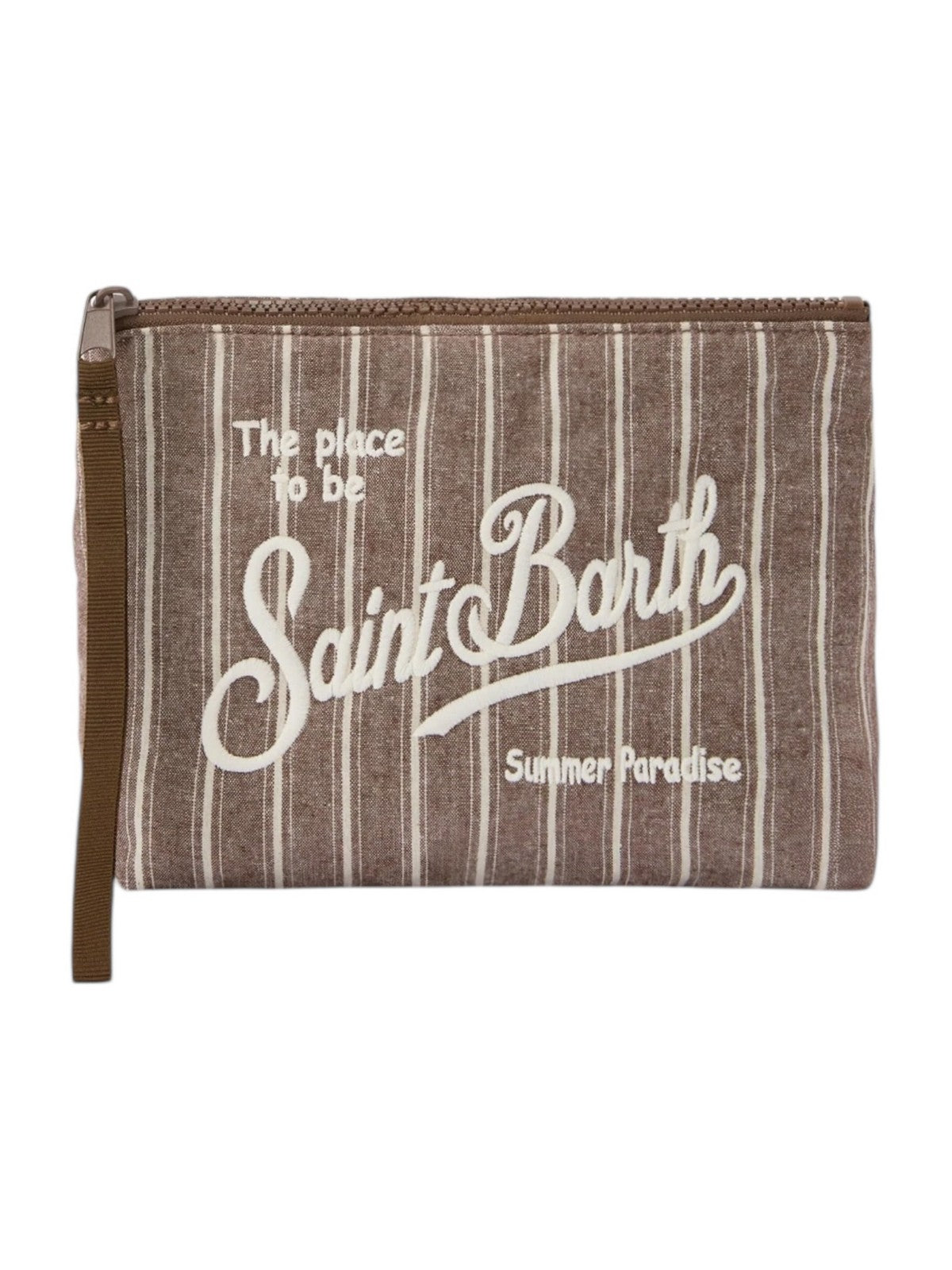 MC2 SAINT BARTH Pochette Donna  ALINE COTTON 00242L TINY V STRIPES 18 EMB