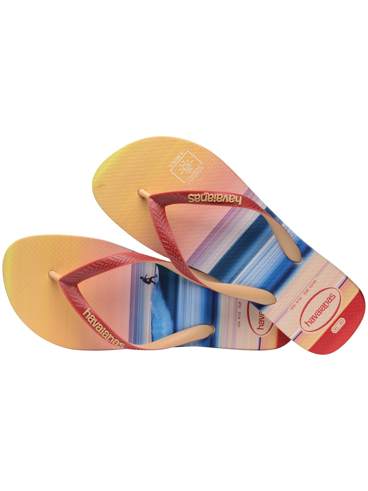 HAVAIANAS Tongs pour hommes Hav. Top Surf Sessions 4149094.0121 Beige