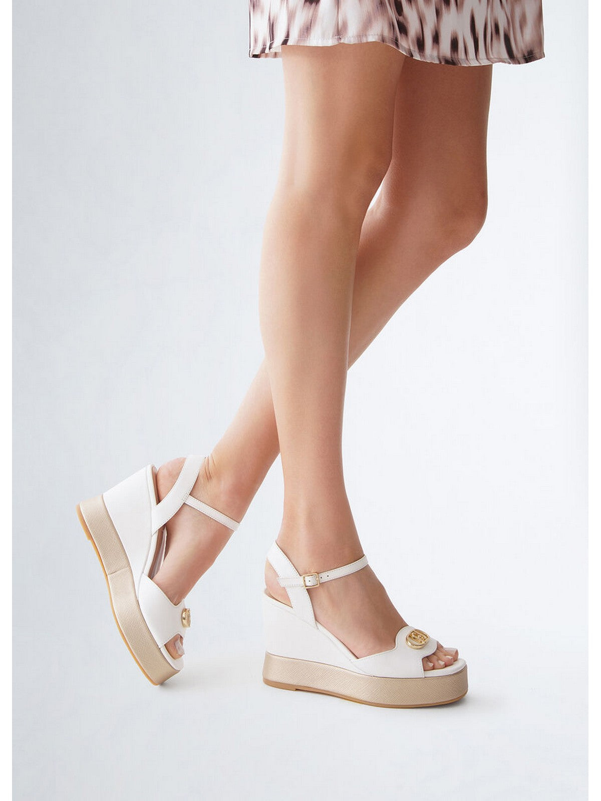 LIU JO Sandalo Donna KAREN 11 SA5117P0102 01065 CALF OFF WHITE gioboutiqueweb