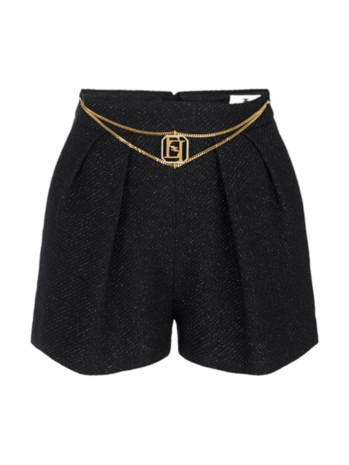 Elisabetta Franchi SH00947E2 110 Black Shorts