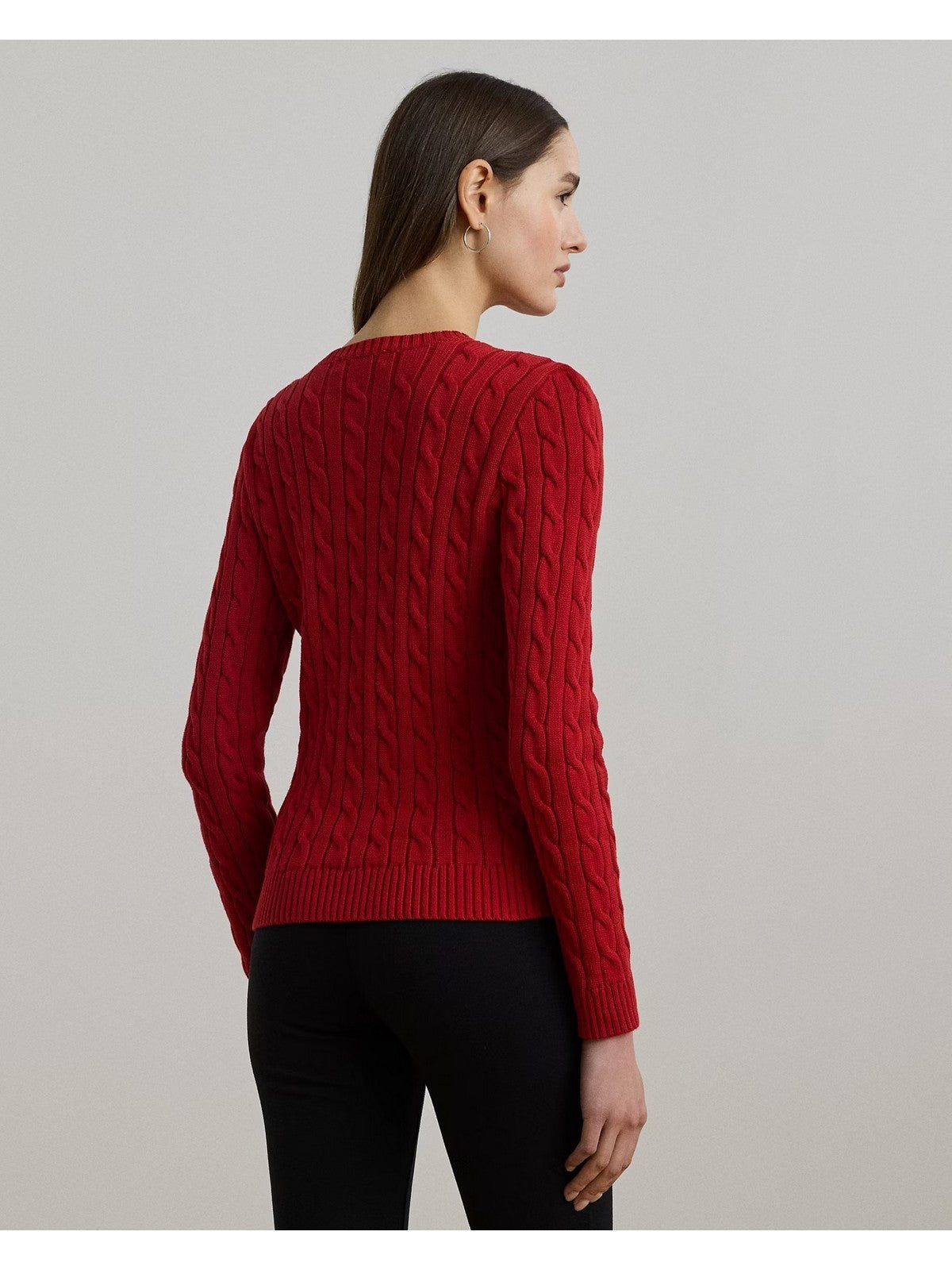 LAUREN RALPH LAUREN Maglione Donna MONTIVA-LONG SLEEVE-PULLOVER 200932223 009 MADISON RED