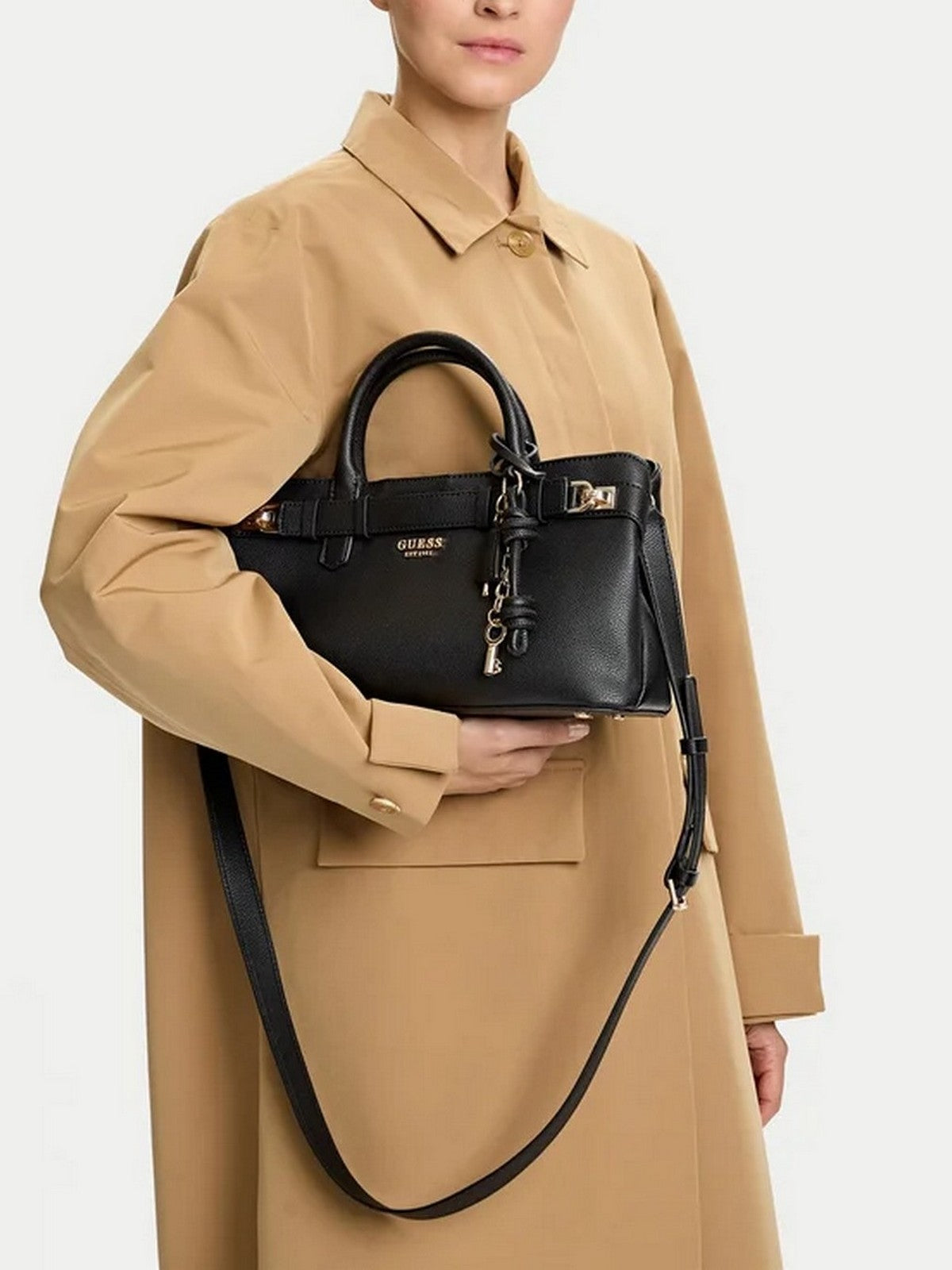 GUESS Borsa Donna GREGORIA GIRLFRIEND SATCHEL HWBG85 46060 BLA BLACK