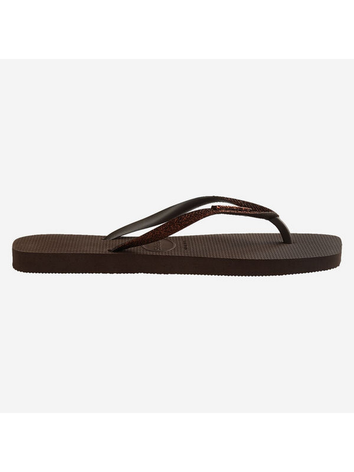 HAVAIANAS Infradito Donna Hav. Square glitter 4148102.0727 Marrone gioboutiqueweb