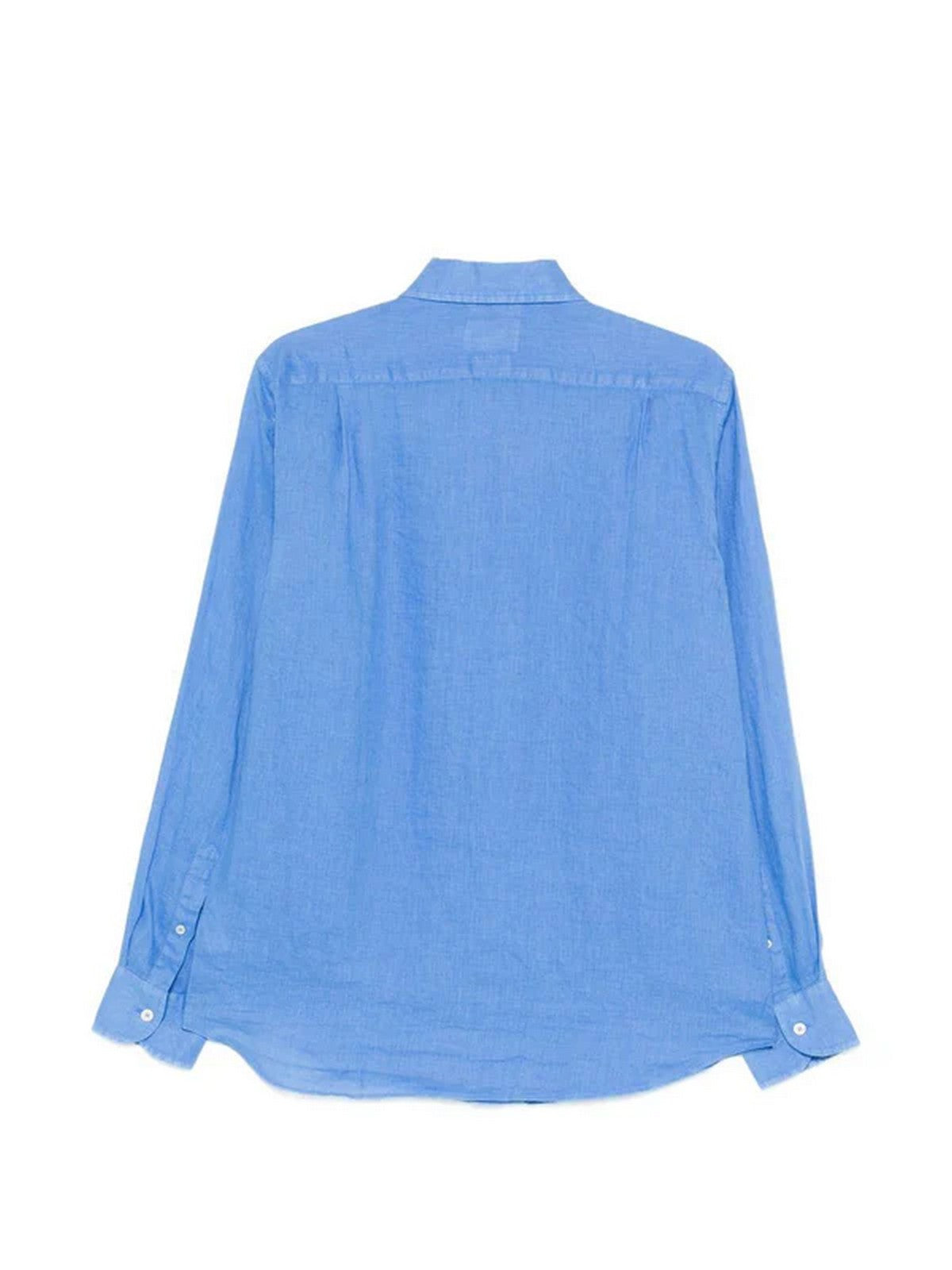 MC2 SAINT BARTH Camicia Uomo  RAPHAEL 00613L LINEN 17M CLOUD BLUE