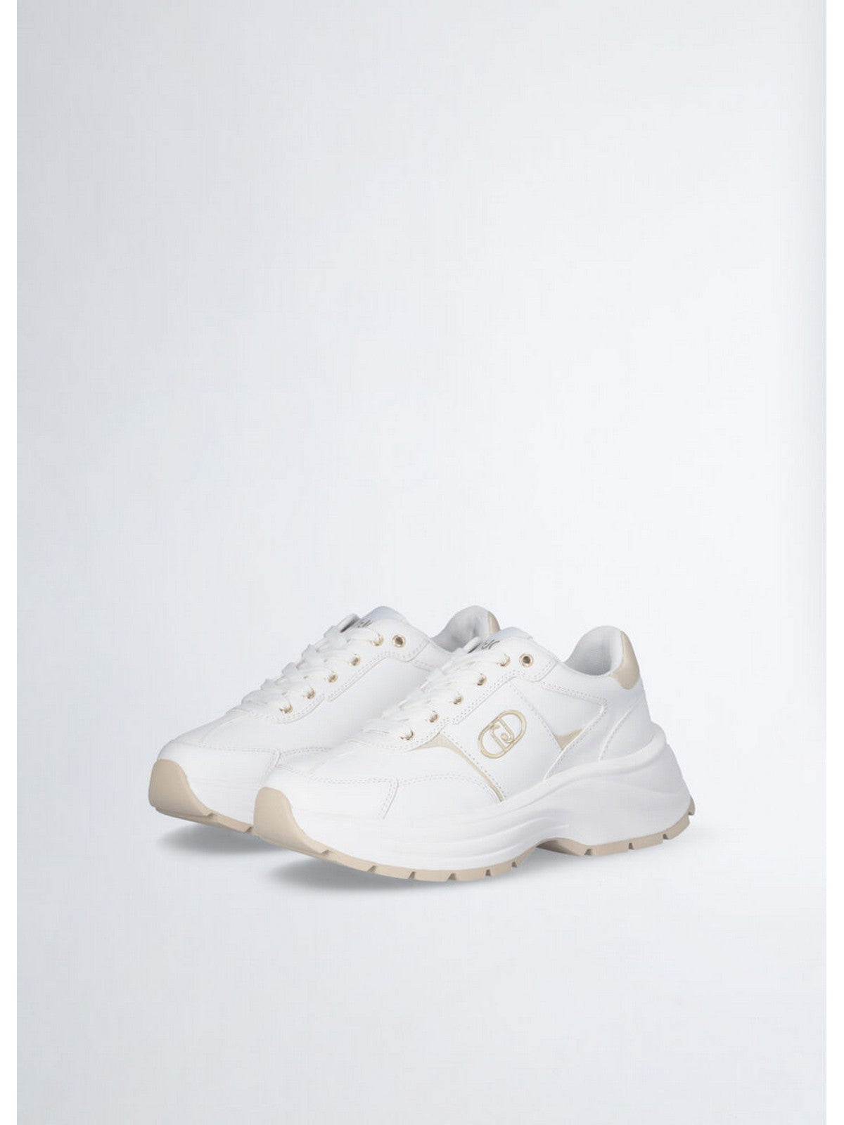 LIU JO Sneaker Donna EVA 02 BA5065P0102 01111 CALF WHITE gioboutiqueweb