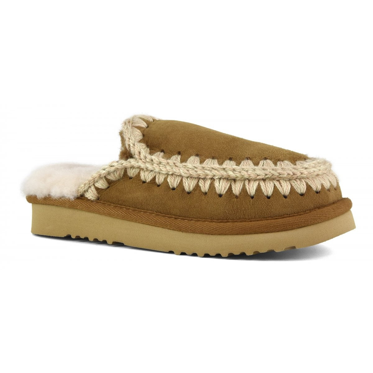 MOU Ciabatta Donna Eskimo slipper MU.FW101125A COG COGNAC