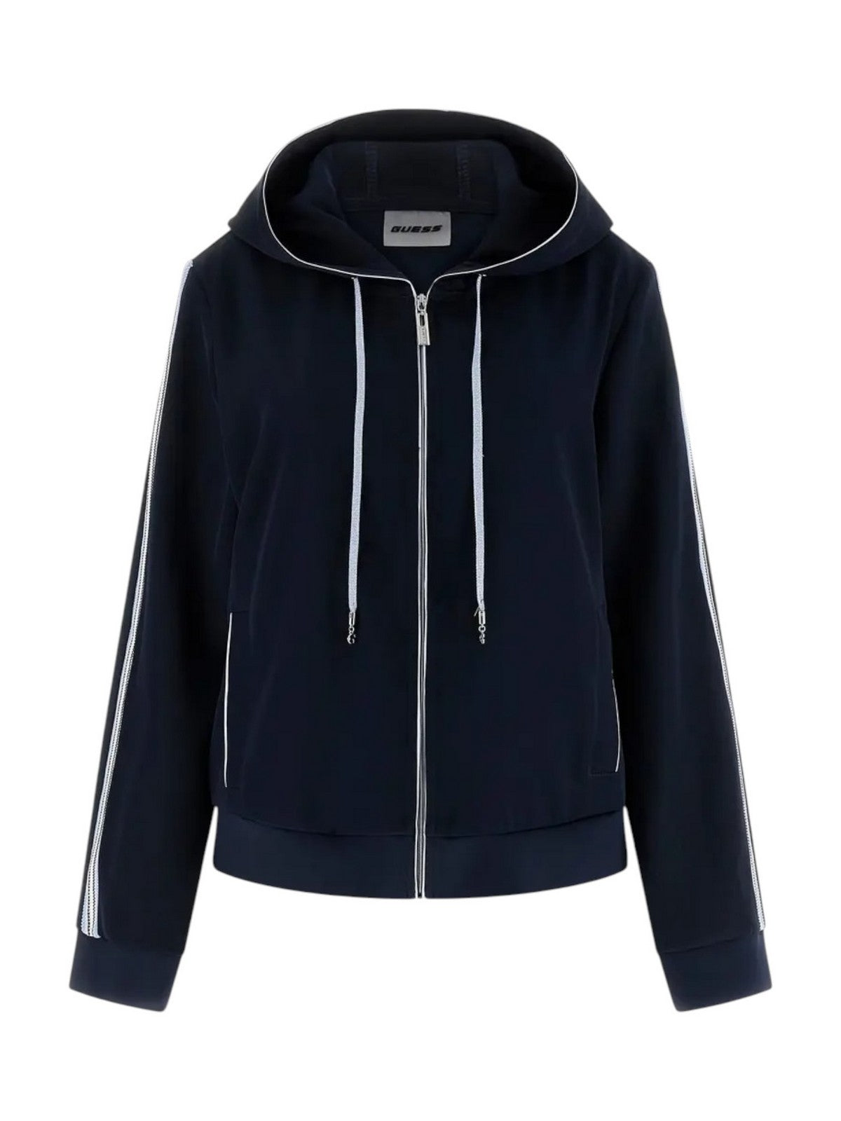 GUESS SPORT Felpa Donna CIRCE FULL ZIP HOODIE V6GQ07 K3096 A71W DARING OCEAN
