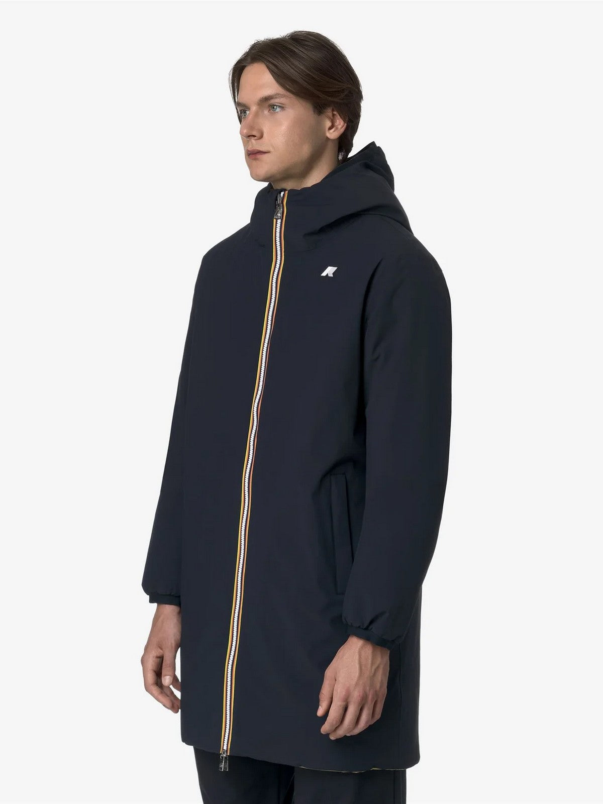 K-WAY Giubbino Uomo JACOB ST WARM DOUBLE K6128WW B2R Blue Depth - Beige S