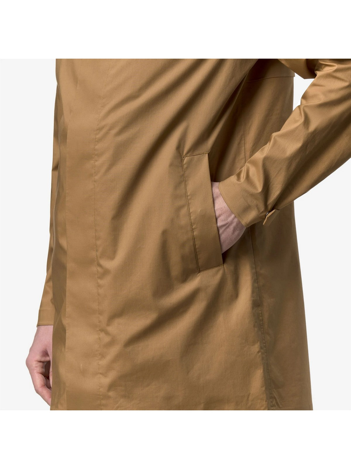 K-WAY Giubbino Uomo TOMMY COTTON 3LAYERS K1122TW V04 Brown Bistre