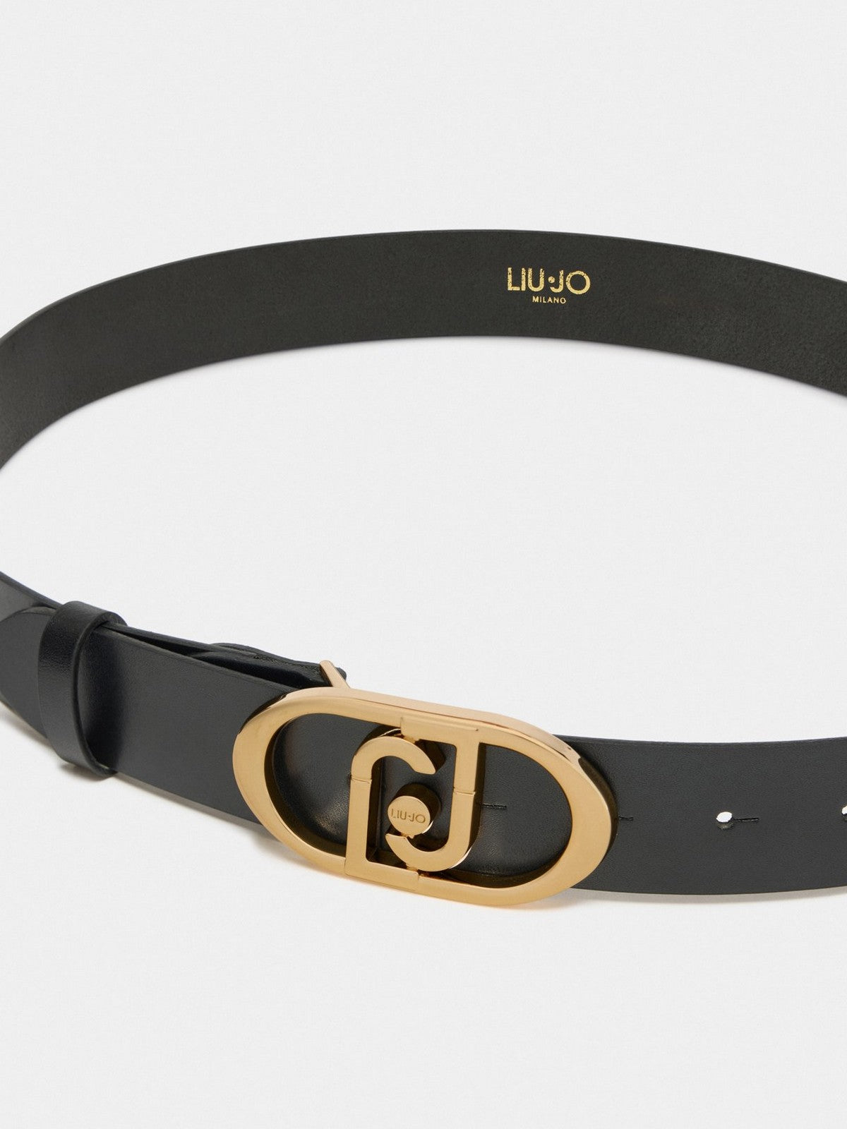 LIU JO ACCESSORIES Cintura Donna  AF5242P0062 B1848 NERO/BRASS GOLD