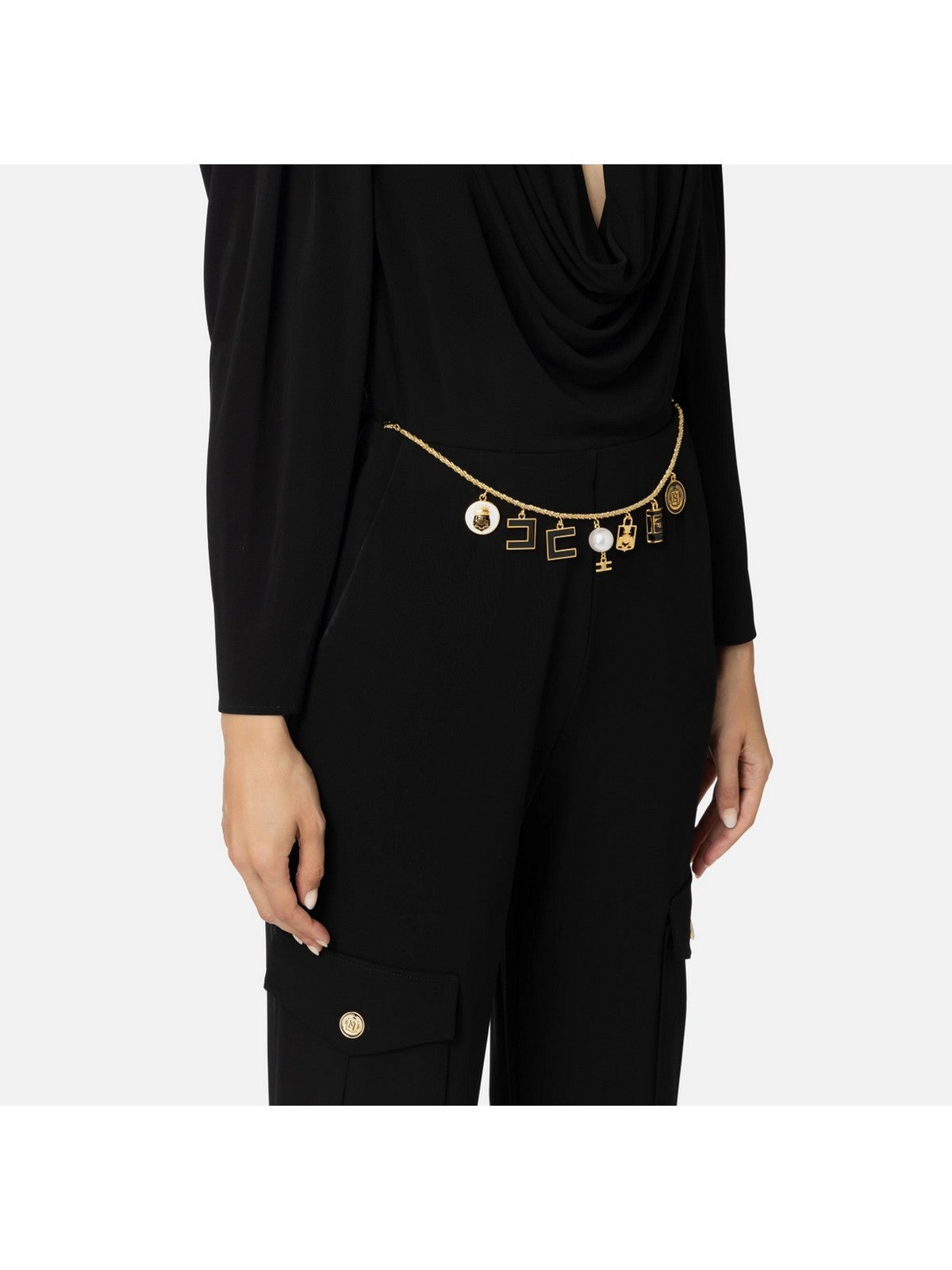 Elisabetta franchi traje para mujeres tu03147e2 110 negro