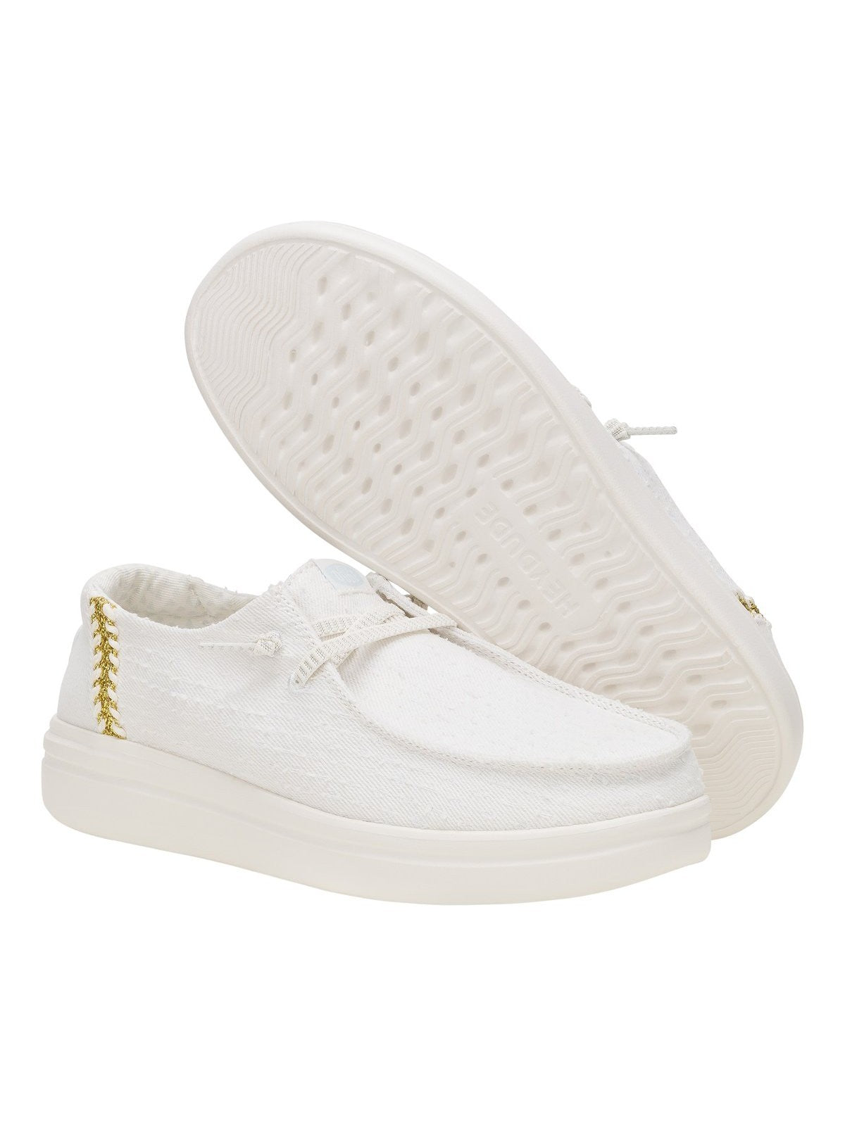 HEY DUDE Mocassino Donna  HD.43682 100 WHITE gioboutiqueweb